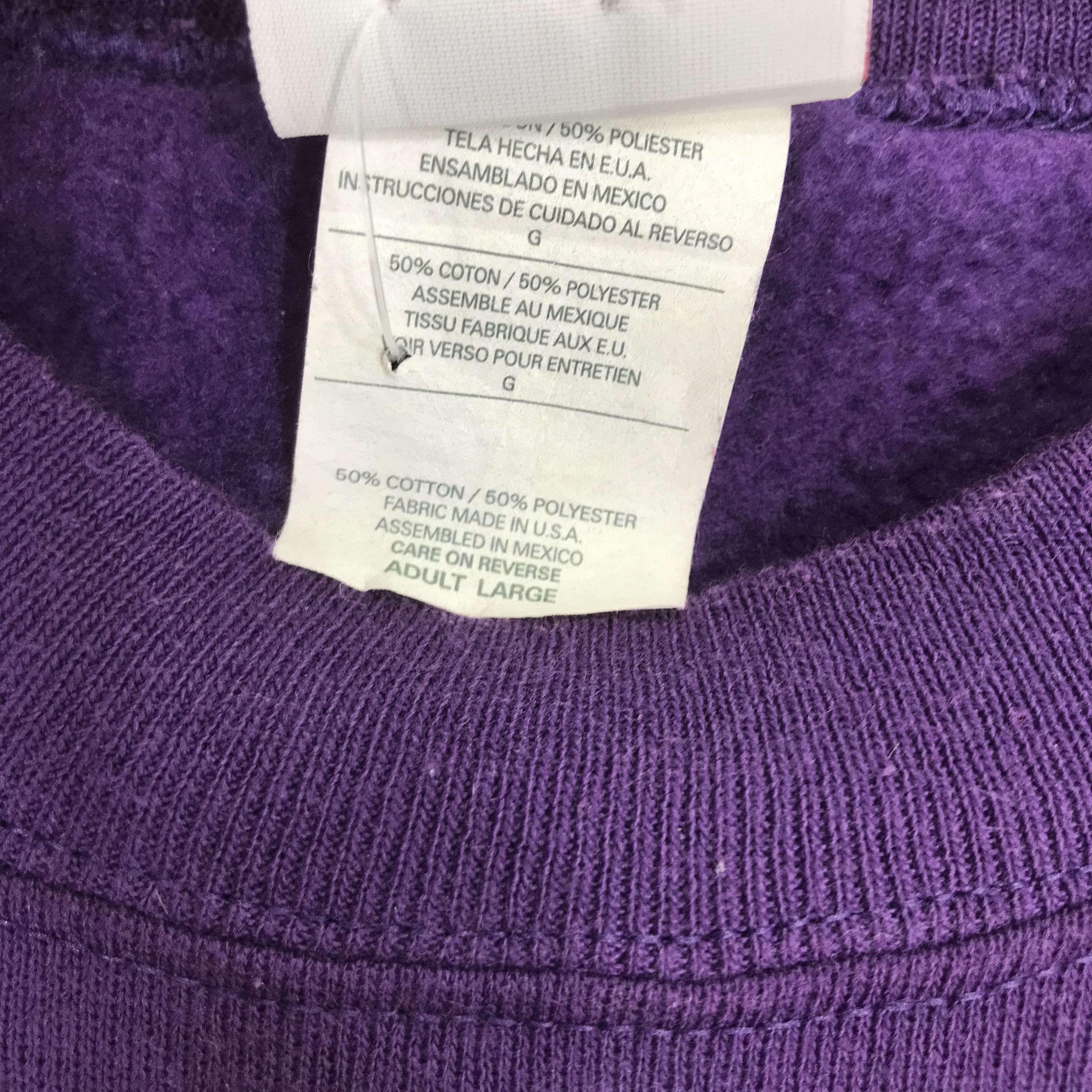 California Republic Vintage 90s San Diego California Purple Sweatshirt - 287 Size US L / EU 52-54 / 3 - 7 Thumbnail