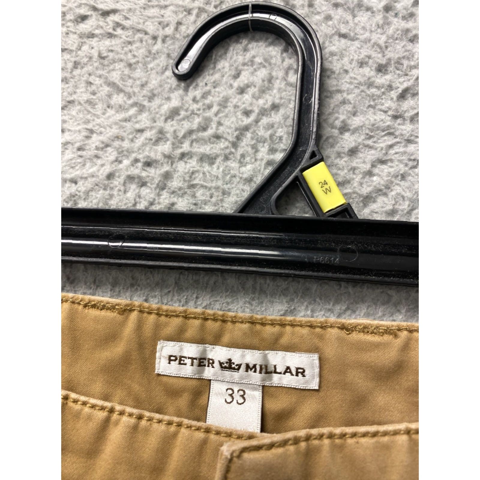 Peter Millar PETER MILLAR MENS PANTS GOLF 33x35 DARK GOLD 5-POCKET /167-18 Size US 33 - 3 Thumbnail