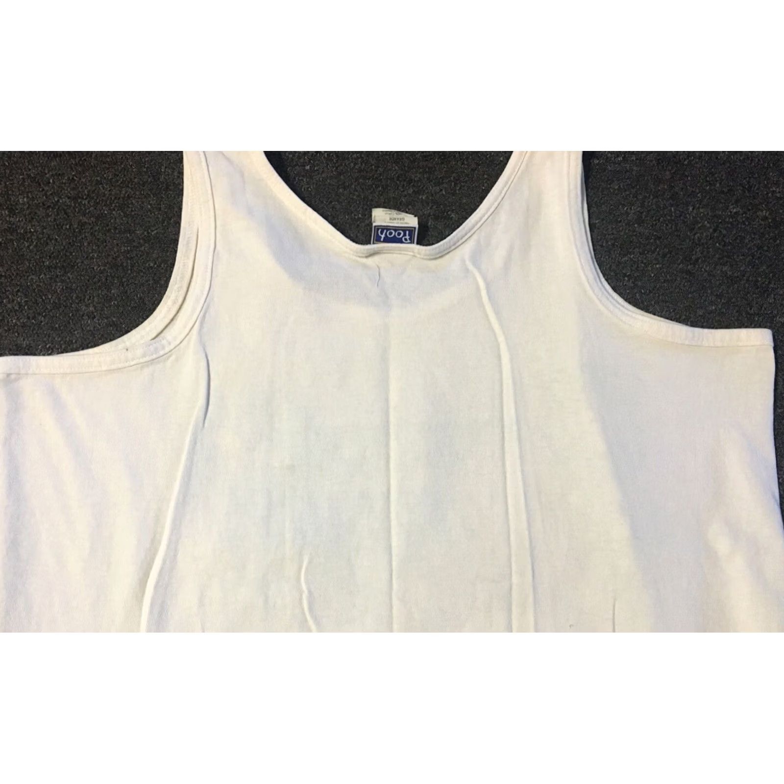 Disney VINTAGE 90s Winnie The Pooh Piglet Tank Top T-Shirt Mickey Mouse Disney Cartoon Grunge Fun White S Mens Fashion" Size US S / EU 44-46 / 1 - 7 Thumbnail