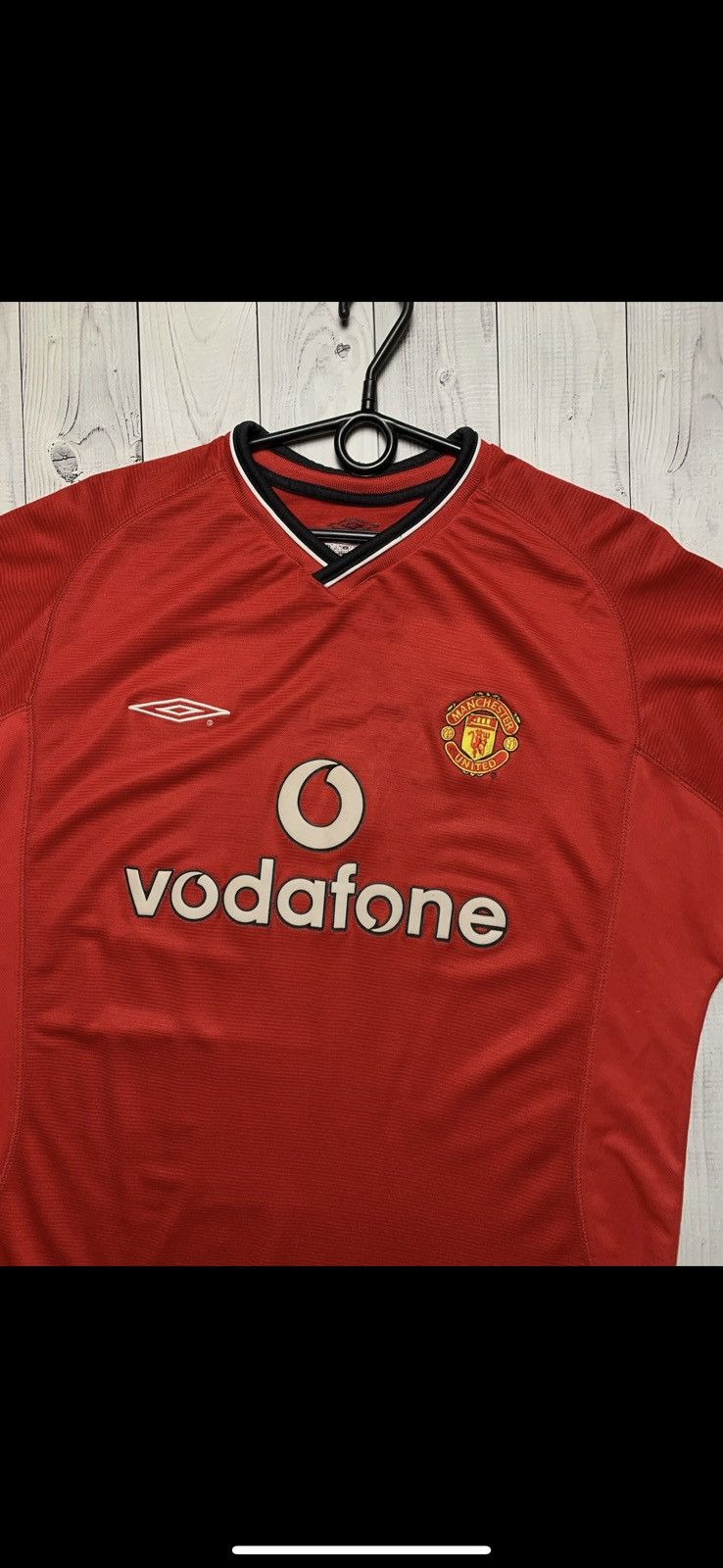 Umbro Vintage Umbro Manchester United soccer jersey size L Size US L / EU 52-54 / 3 - 2 Thumbnail