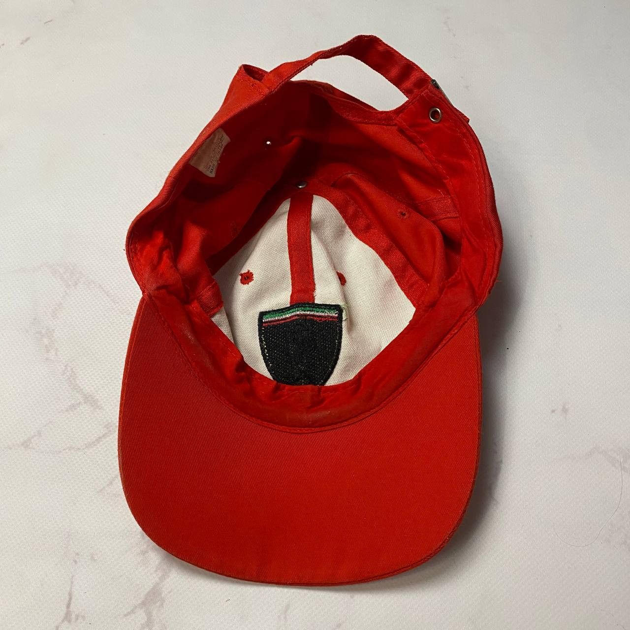 Ferrari Ferrari Red Vintage Cap Hats Big Logo Italia Formula Uno Size ONE SIZE - 11 Thumbnail
