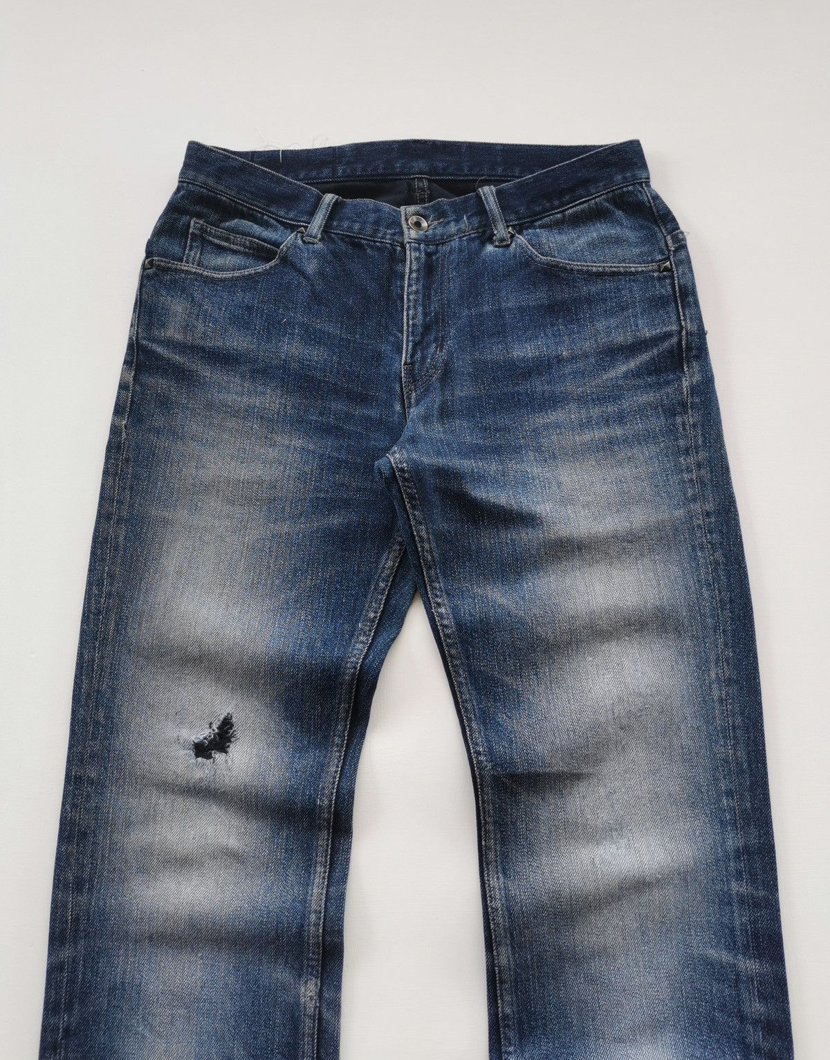 Japanese Brand Collective Union Station Japan IndigoXIndigo Denim Jeans Size US 31 - 7 Thumbnail