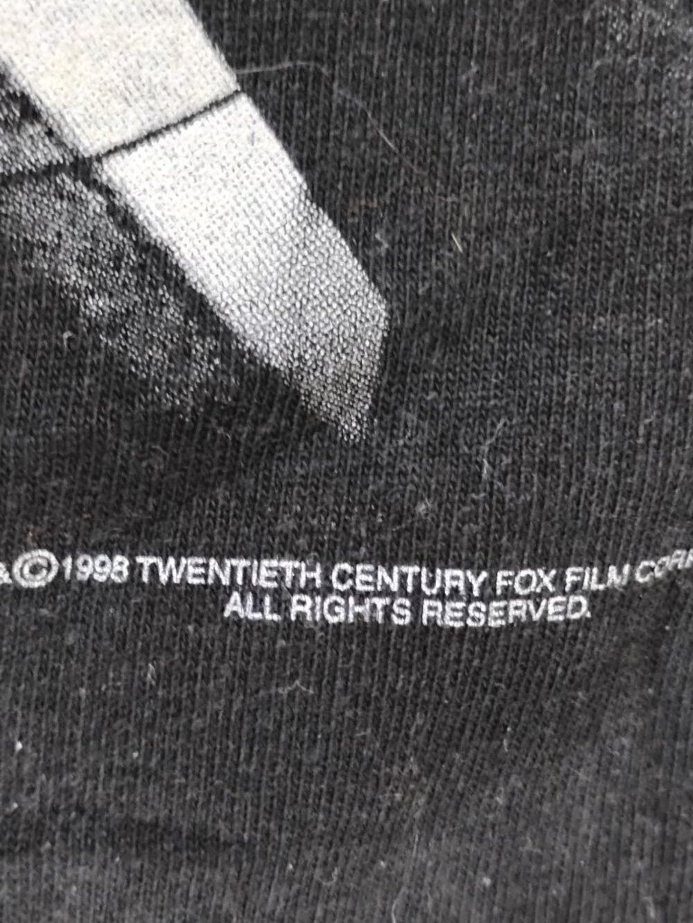 707 Vintage The X-Files Fox Mulder T-Shirt Size US XL / EU 56 / 4 - 8 Thumbnail