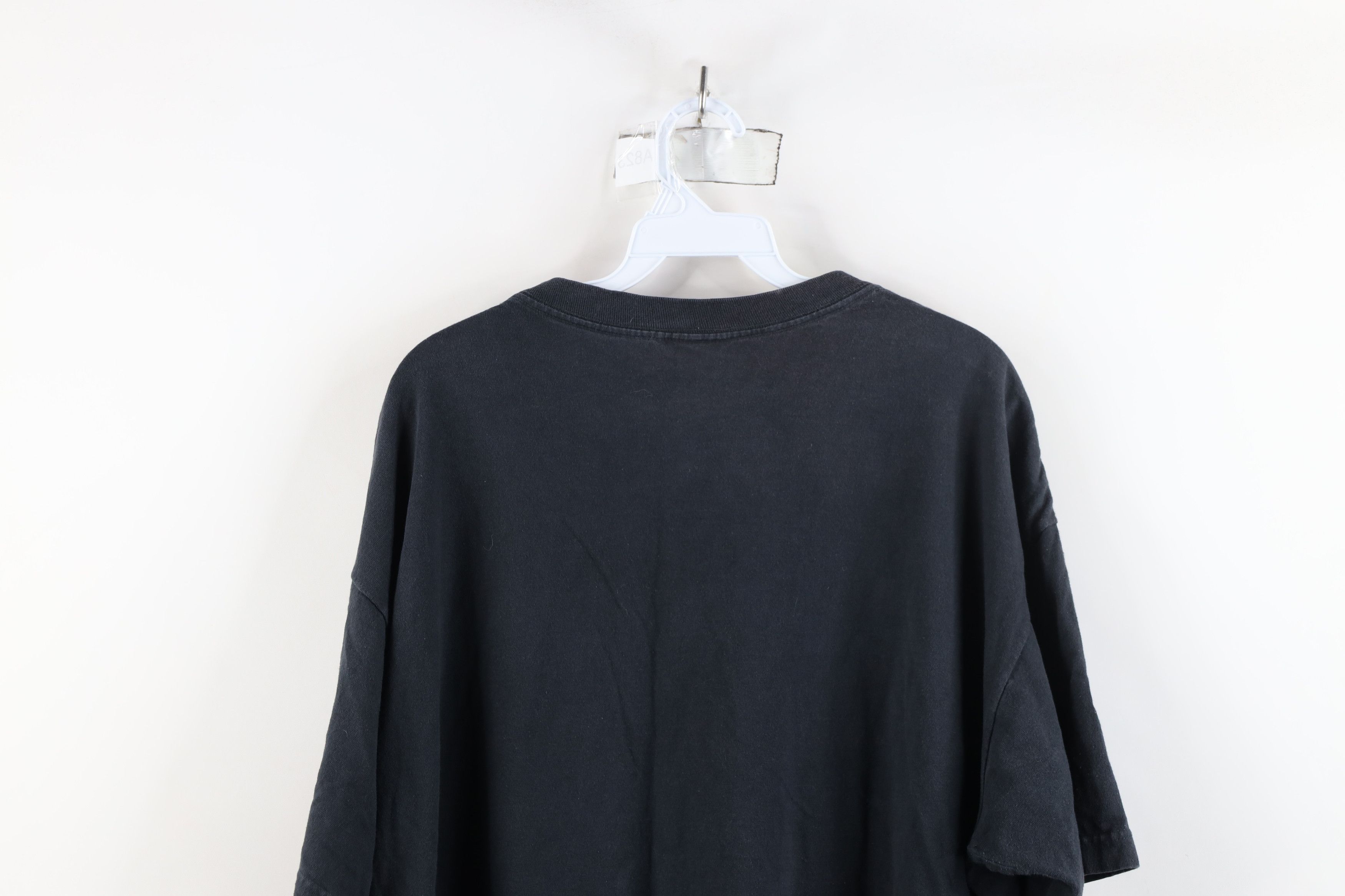 Vintage Vintage 90s Awake Aware Aveda Shampoo T-Shirt Black USA Size XL / US 12-14 / IT 48-50 - 13 Thumbnail