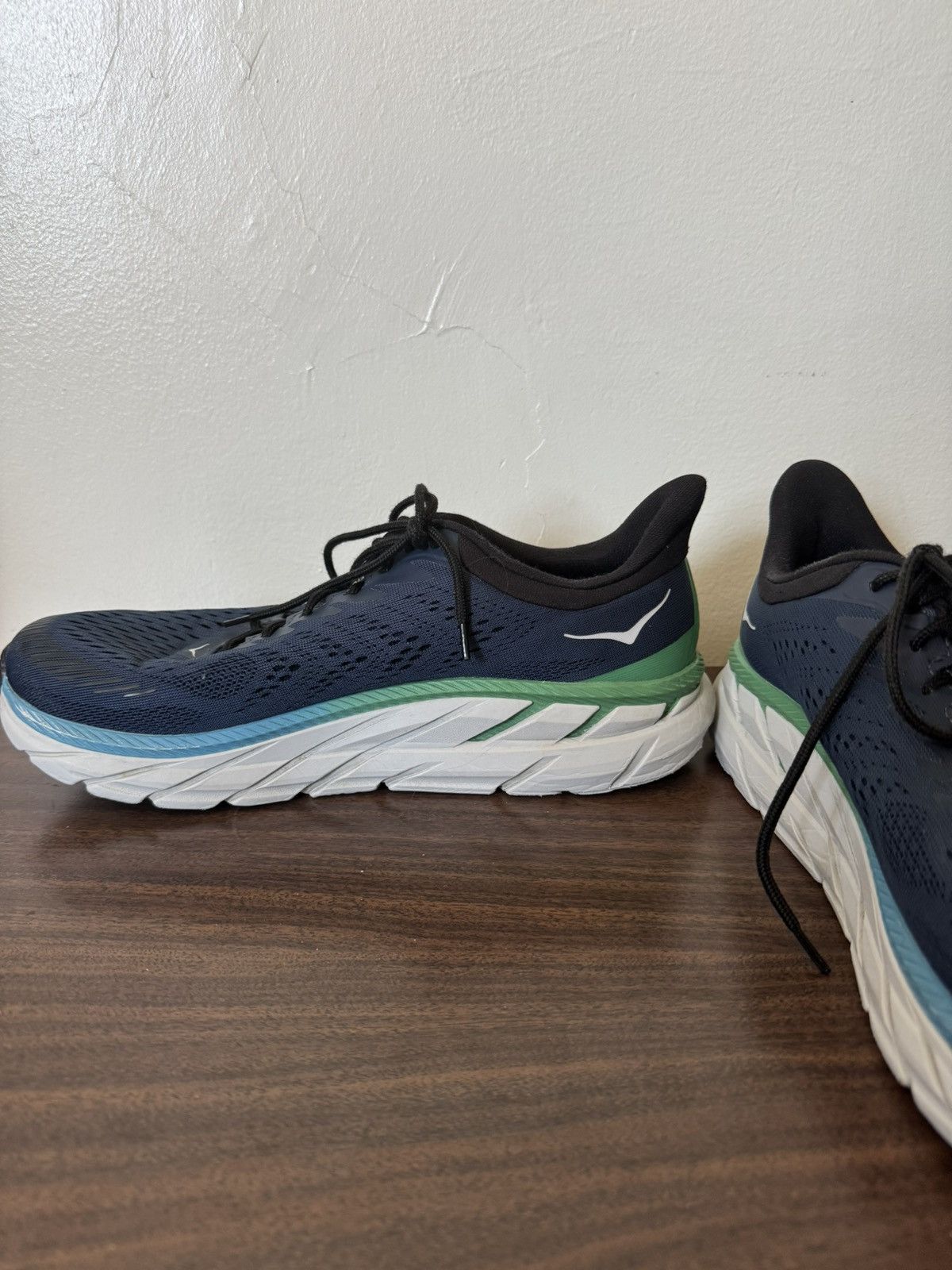 Hoka Hoka One One Clifton 7 in “Moonlit Ocean” Size US 12 / EU 45 - 7 Thumbnail