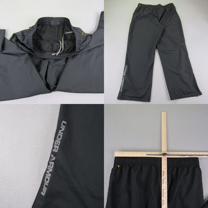 Under Armour Joggers Pants Mens Heatgear Athletic Fitted Drawstring Black  2XL