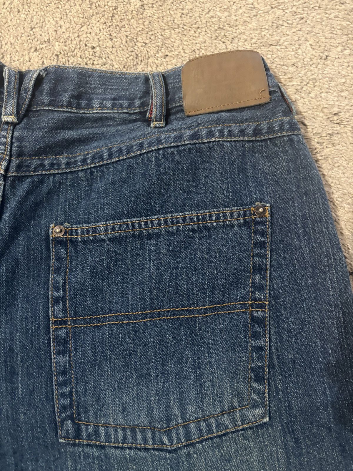 Other Vintage Y2K Baggy Denim Shorts Size 38 Blue Skater Style Size US 38 / EU 54 - 7 Thumbnail