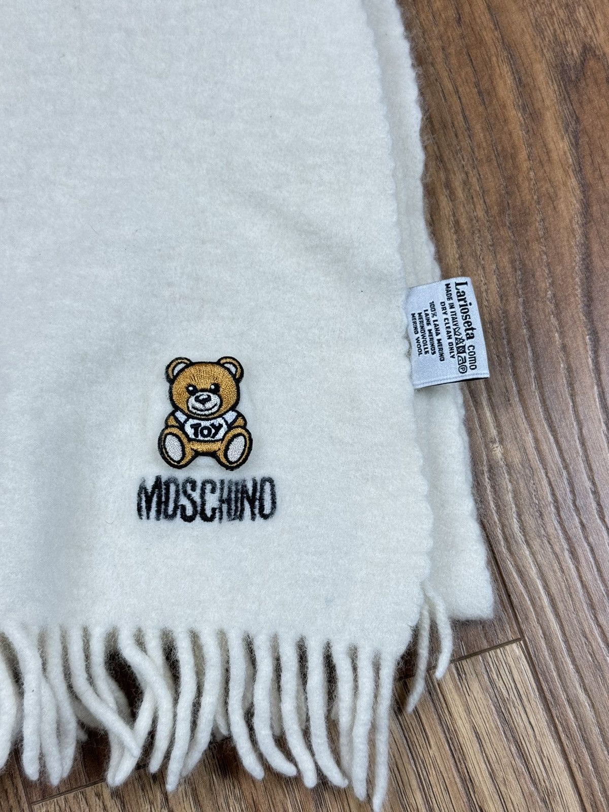 Moschino Vintage wool scarf Moschino Bear original luxury item Size ONE SIZE - 2 Thumbnail