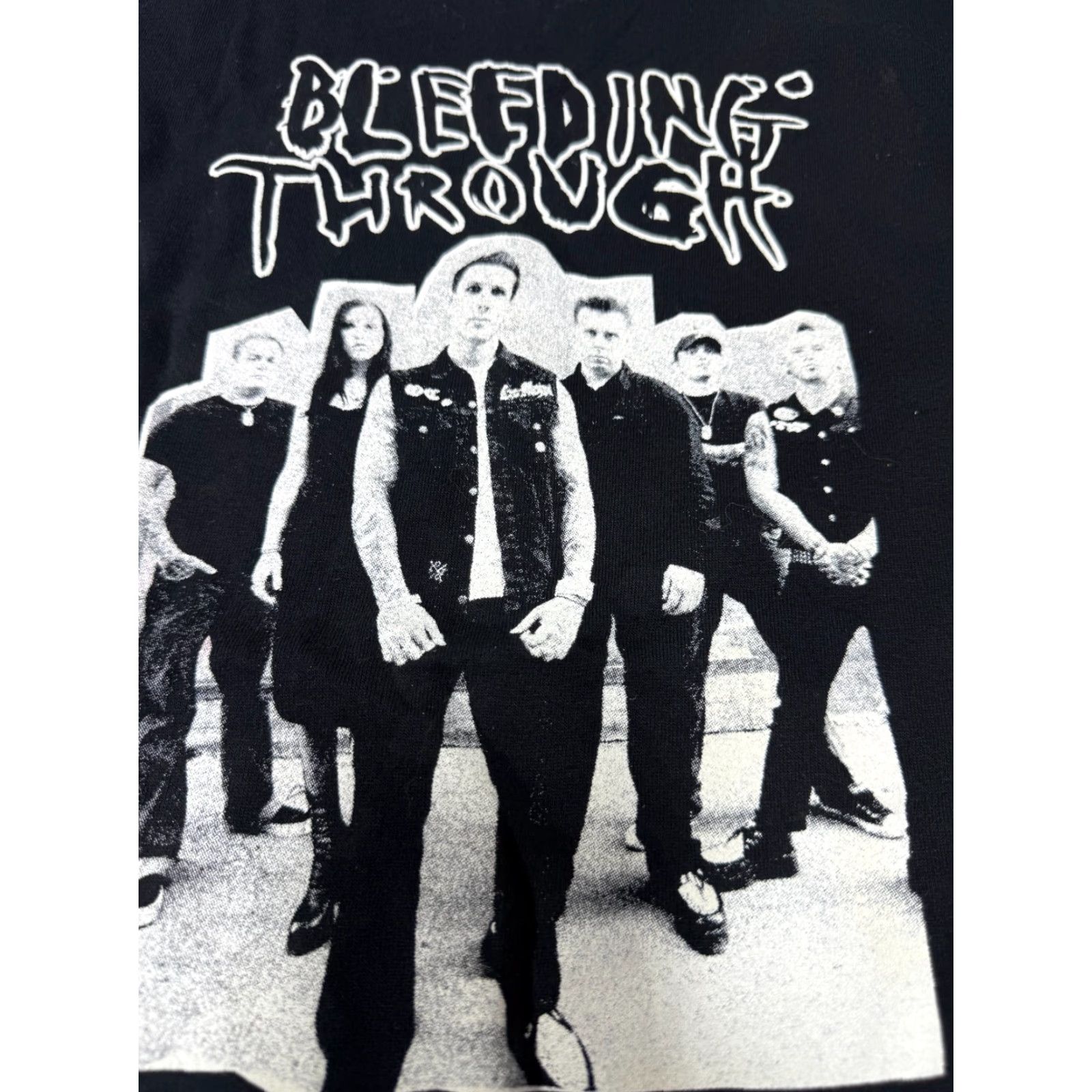 Anvil VINTAGE Trustkill Promotional T-Shirt BLEEDING THROUGH Black Short Sleeve Size S Mens Regular Cotton 90s Concert Rare Size US S / EU 44-46 / 1 - 3 Thumbnail