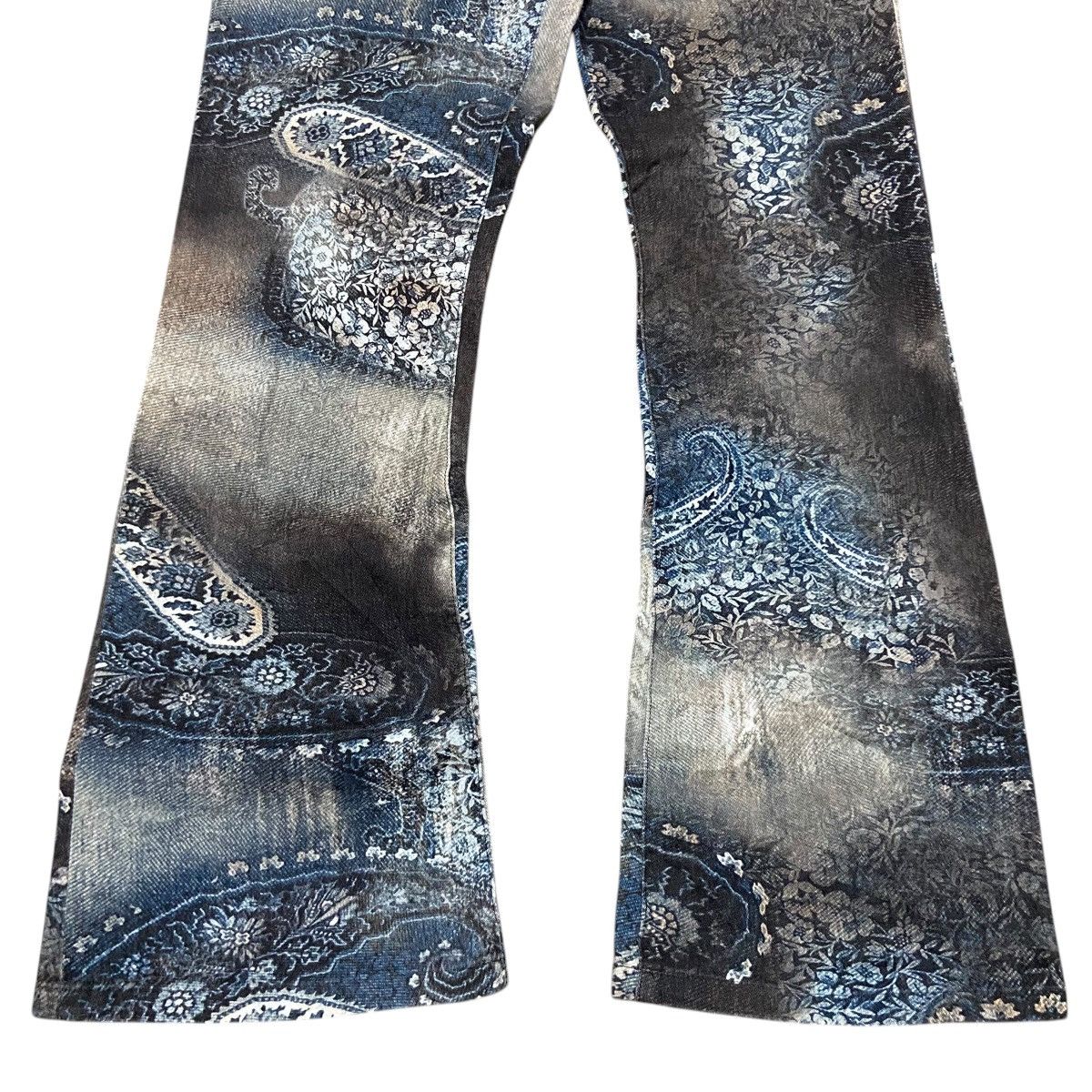 Tornado Mart 00’s Archive Tornado Mart Floral Flared Pants Size US 28 / EU 44 - 4 Thumbnail