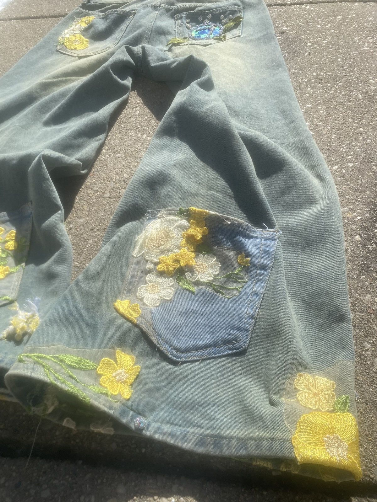 Japanese Brand 🌼💐🌻Garden of Grace 💐🌼🌻Denims Sample Size US 34 / EU 50 - 8 Thumbnail