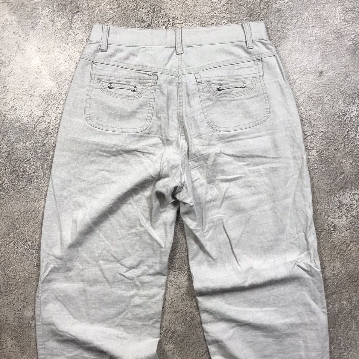 Vintage Vintage 90s Y2K Baggy Flared Pants Skate Streetwear Logo 28 Size 28" / US 6 / IT 42 - 5 Thumbnail