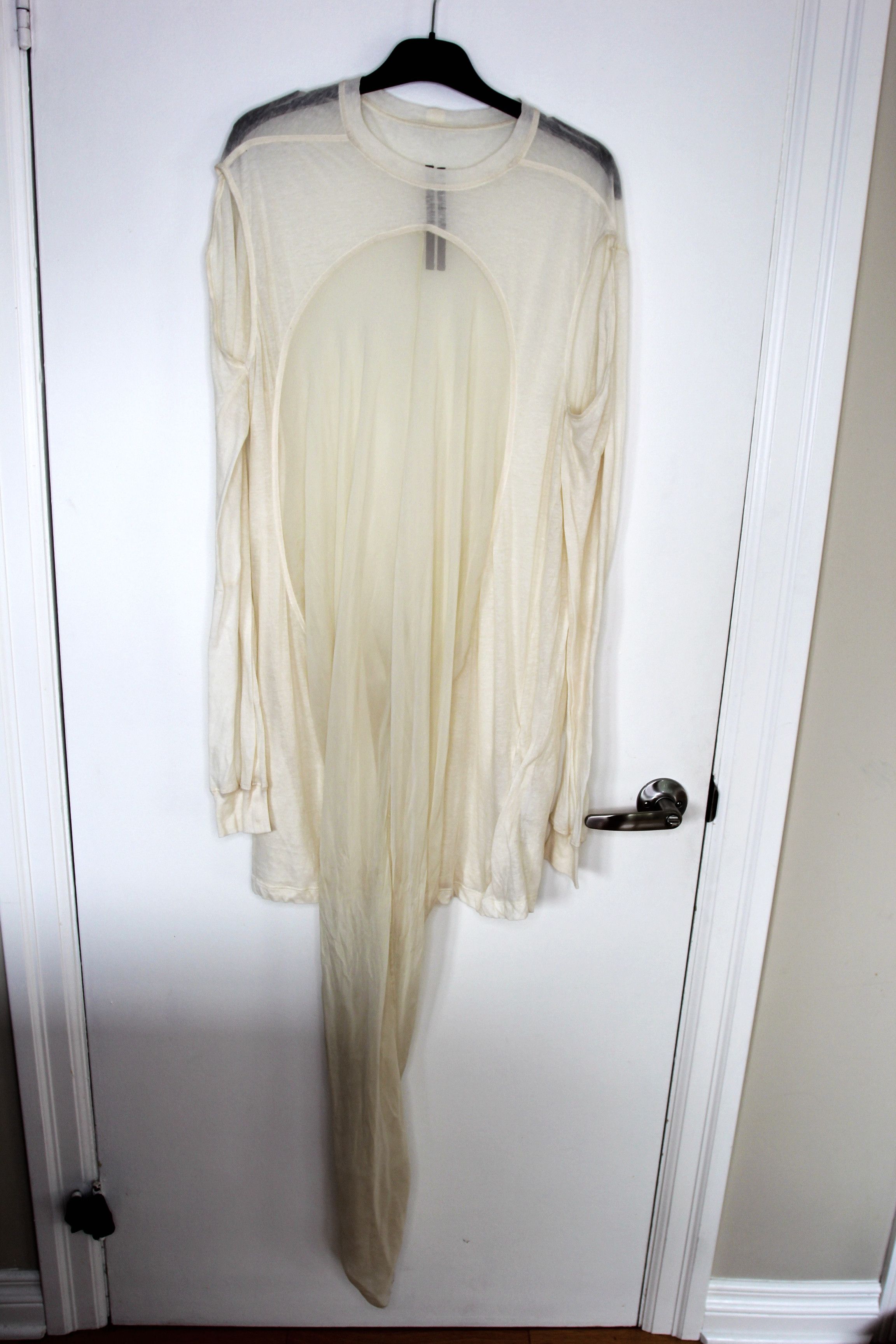 Rick Owens BNWT SS25 RICK OWENS "HOLLYWOOD" DRAIN T TSHIRT 40 Size S / US 4 / IT 40 - 5 Thumbnail