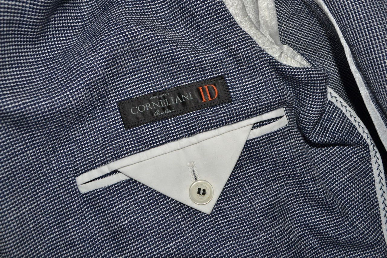 Corneliani Corneliani ID Blazer Two buttons Flax Cotton Men Size 48 R Size 48R - 10 Thumbnail