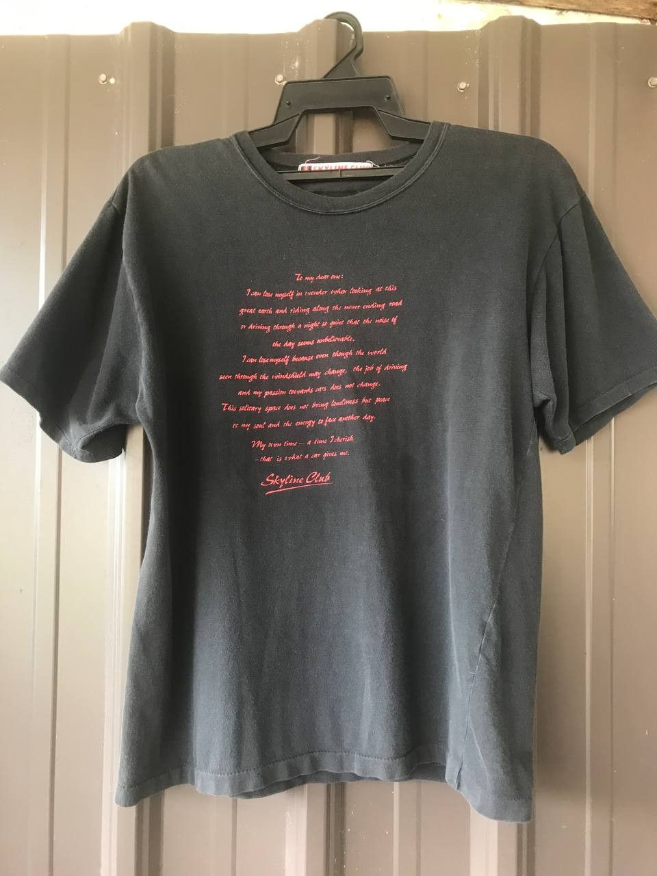 Japanese Brand × Vintage Vintage Nissan Skyline Club T Shirt Size US M / EU 48-50 / 2 - 2 Thumbnail