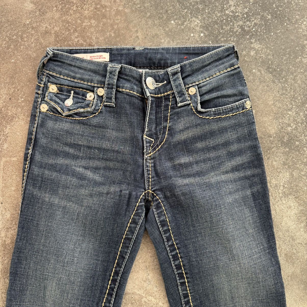 Japanese Brand × True Religion True Religion Billie Vintage Y2K Straight Jeans Size 25" / US 0 / IT 36 - 4 Thumbnail