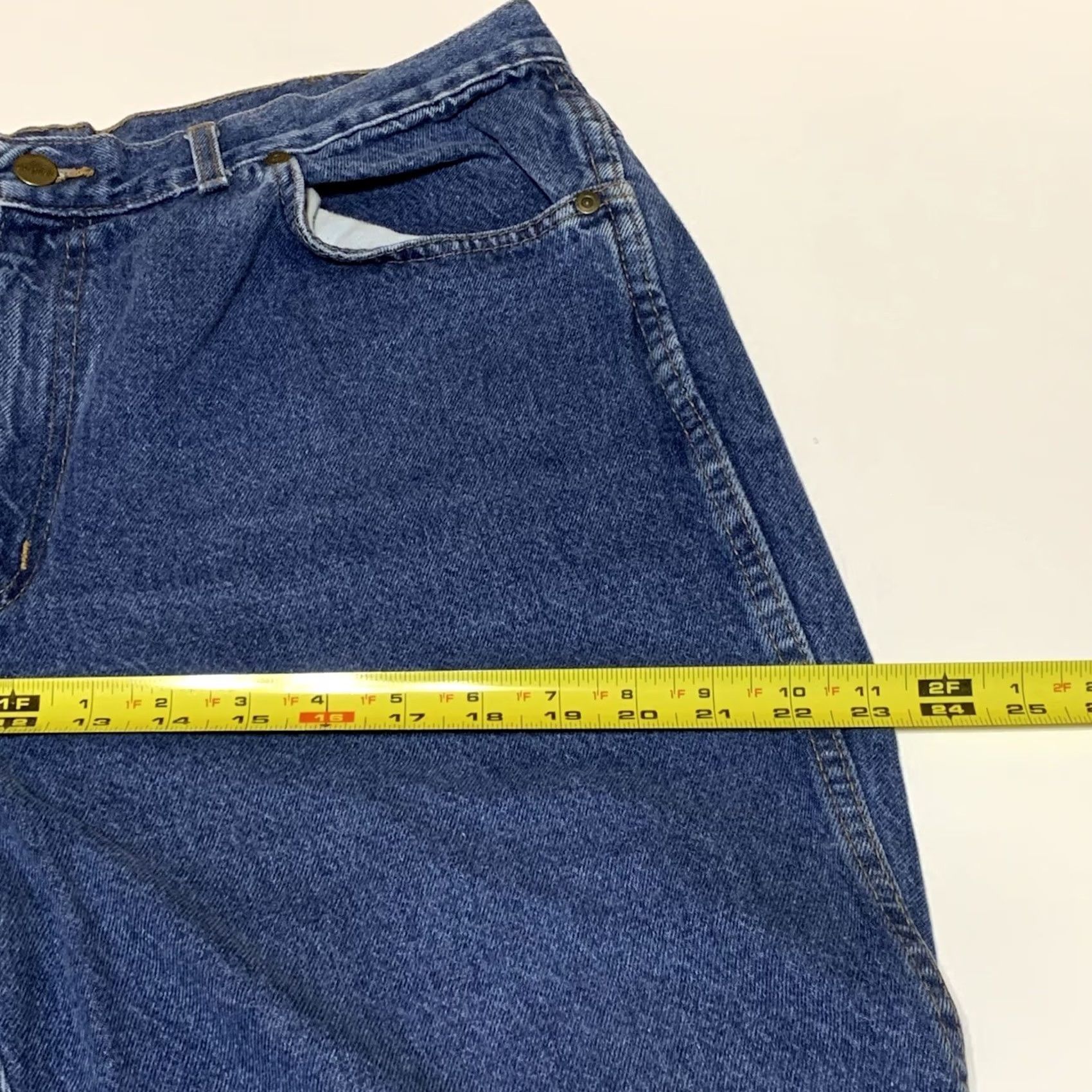 Vintage VINTAGE Chic Denim Mom Jeans 20 WP 34x27 High Waisted Tapper Leg USA Womens Plus 80s 90s Jeans Size 42" / US 20 - 7 Thumbnail