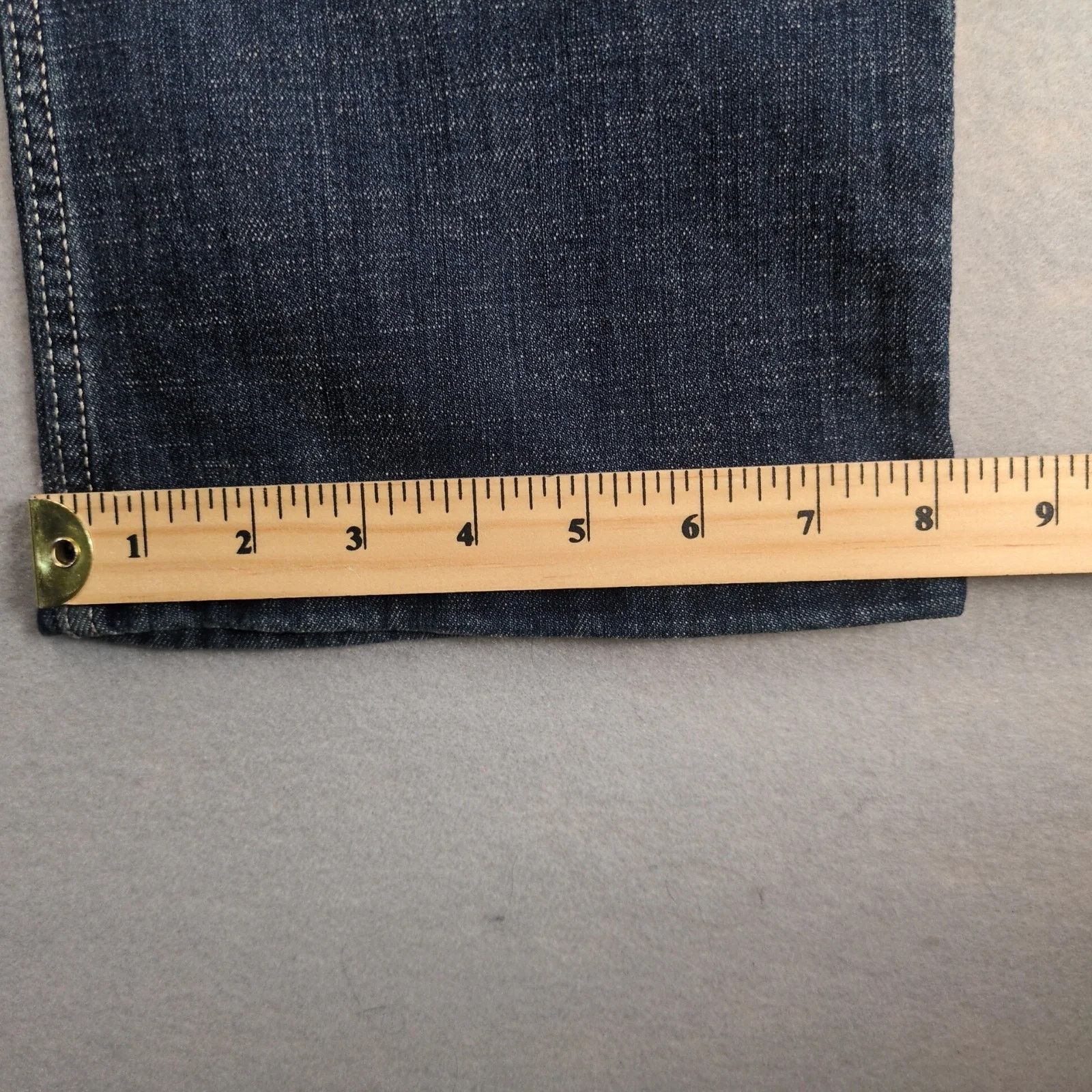 Wrangler Wrangler Boot Cut Jeans Juniors 7 30x32" Dark Wash Stretch Size 30" / US 8 / IT 44 - 9 Thumbnail
