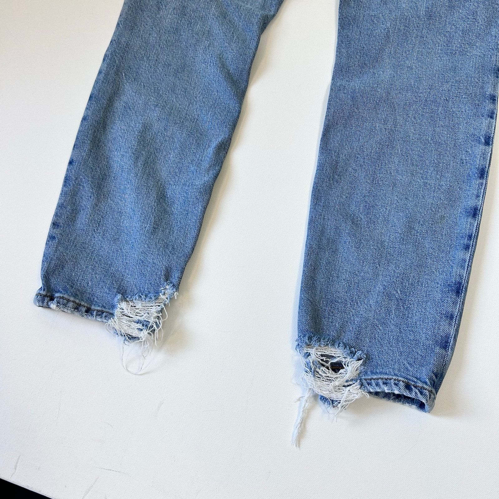 Agolde Agolde Nico High Rise Jeans Distressed Skinny Button Fly 28 Size 28" / US 6 / IT 42 - 8 Thumbnail
