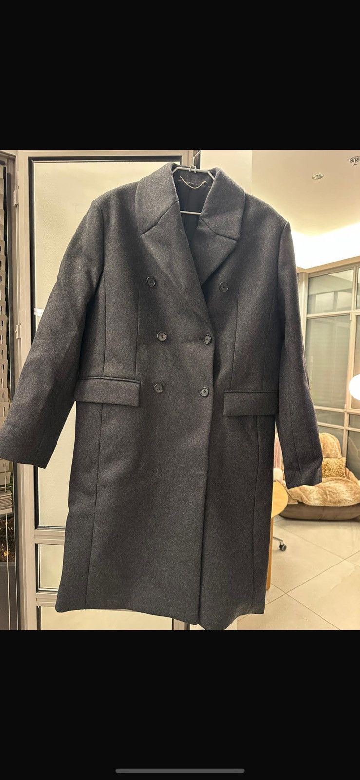 Toteme BROAD MIDI COAT Size L / US 10 / IT 46 - 4 Thumbnail