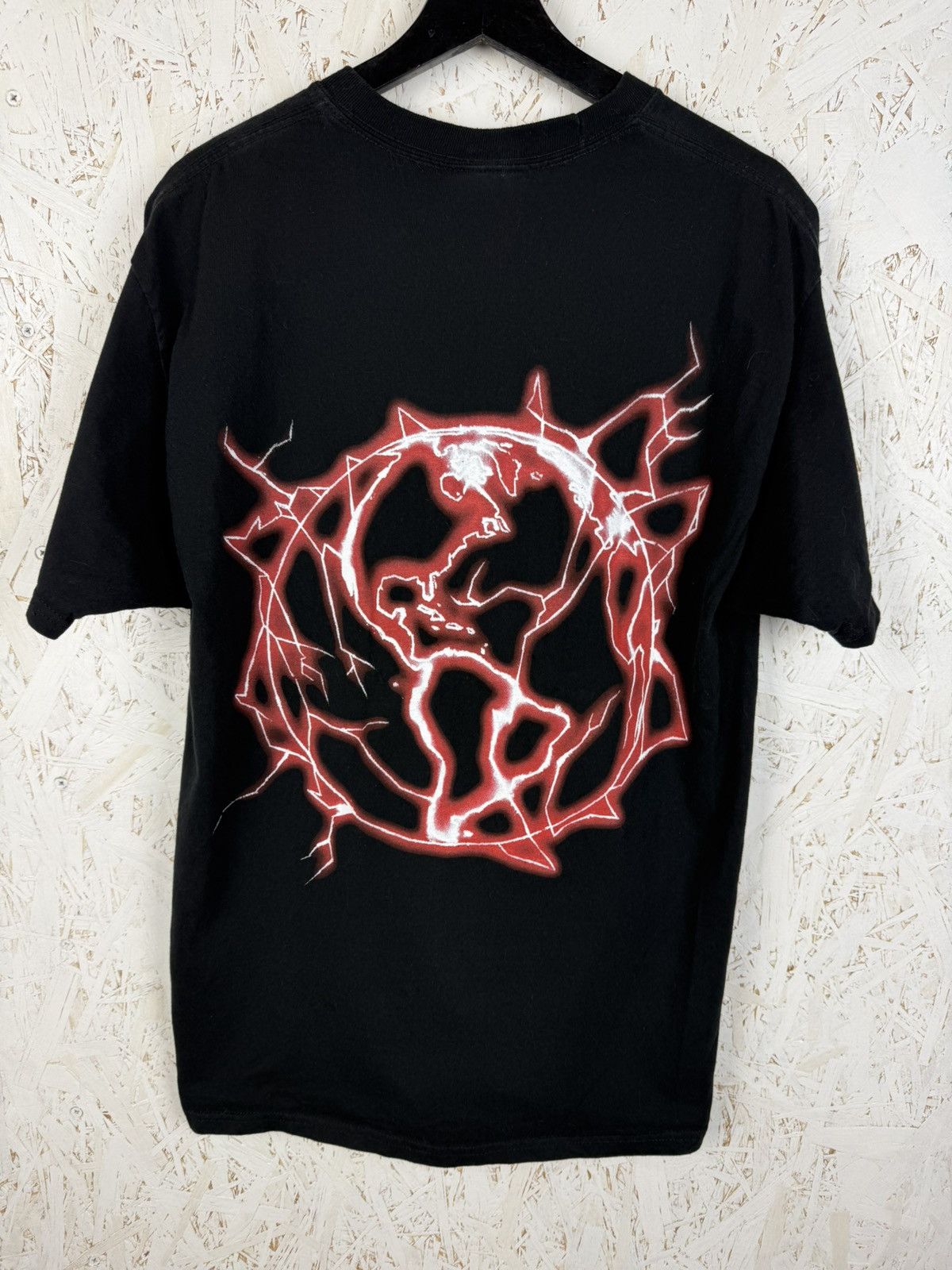Revenge Revenge Lightning T-Shirt Cotton Black/Red Size L Size US L / EU 52-54 / 3 - 4 Thumbnail