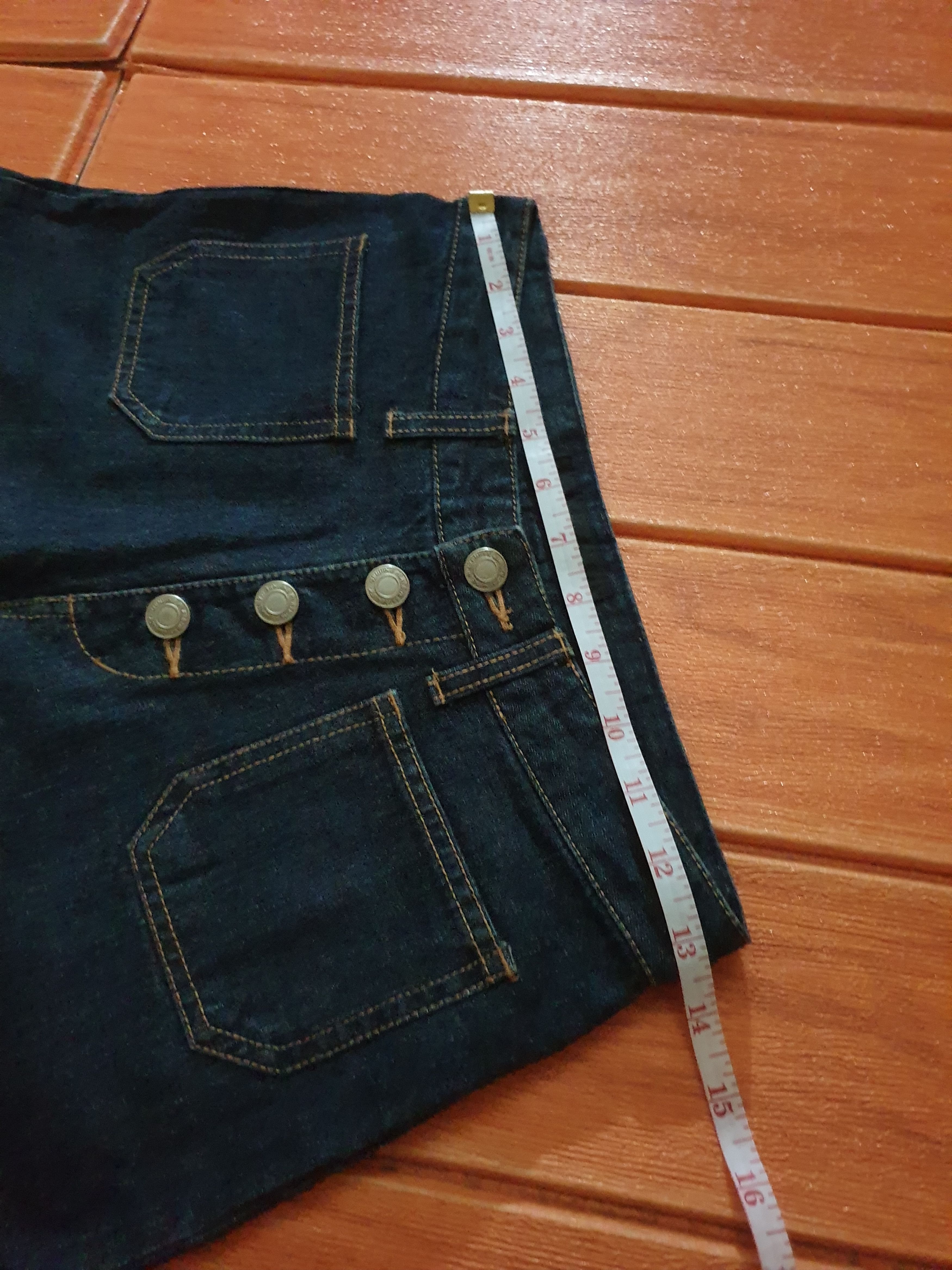 Japanese Brand 💥Jouer aux echecs denim boot cut pant Size US 27 - 10 Thumbnail
