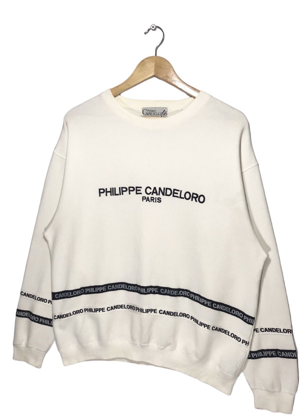 Designer × Japanese Brand × Vintage Vintage Philippe Candeloro Paris Sweatshirt Size L / US 10 / IT 46 - 4 Thumbnail