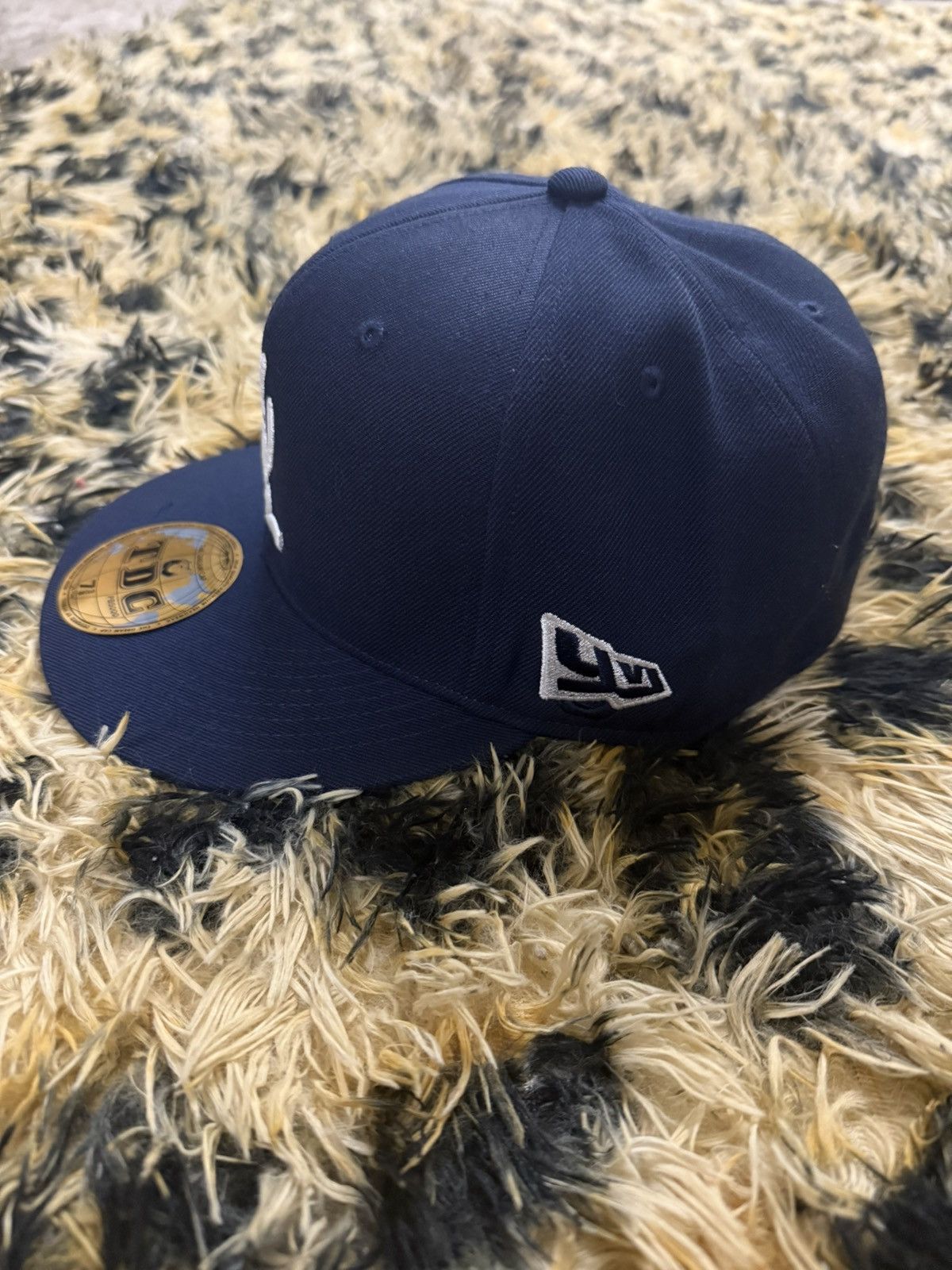 Playboi Carti PLAYBOI CARTI YVL OPIUM FITTED HAT NAVY 7 3/8
