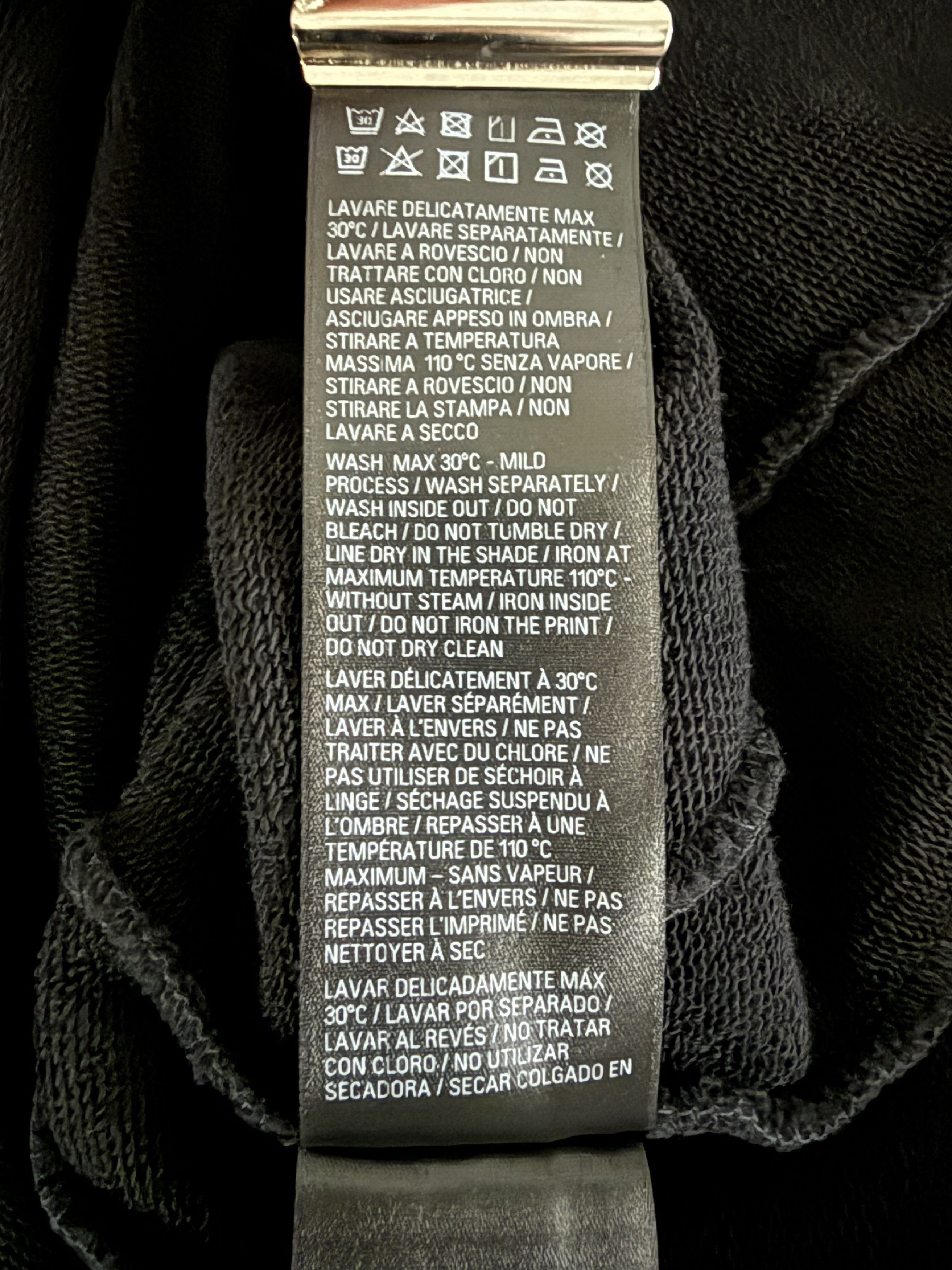 Balenciaga Oversized Distressed Printed Cotton-Jersey Hoodie Size US S / EU 44-46 / 1 - 20 Thumbnail