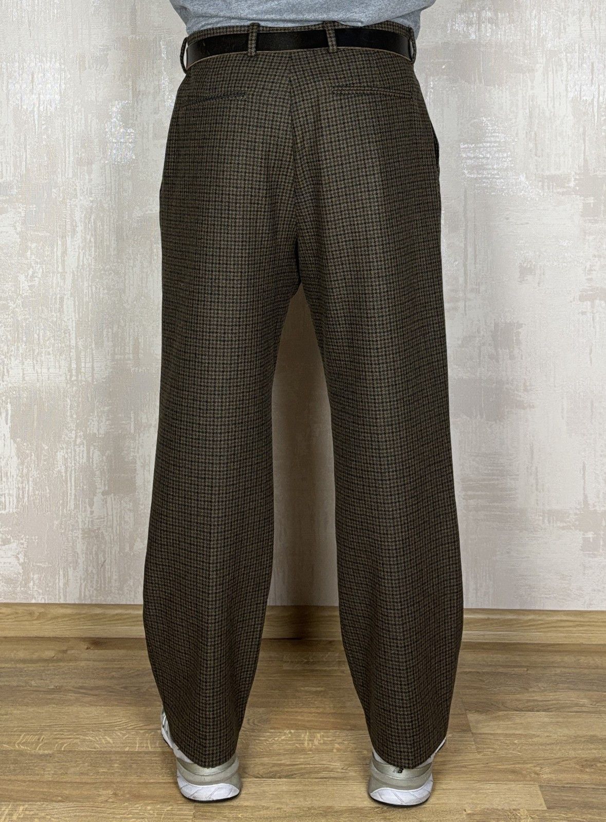 H&M H&M Edition by John Boyega Houndstooth Wool Blend Pants Size US 36 / EU 52 - 11 Thumbnail