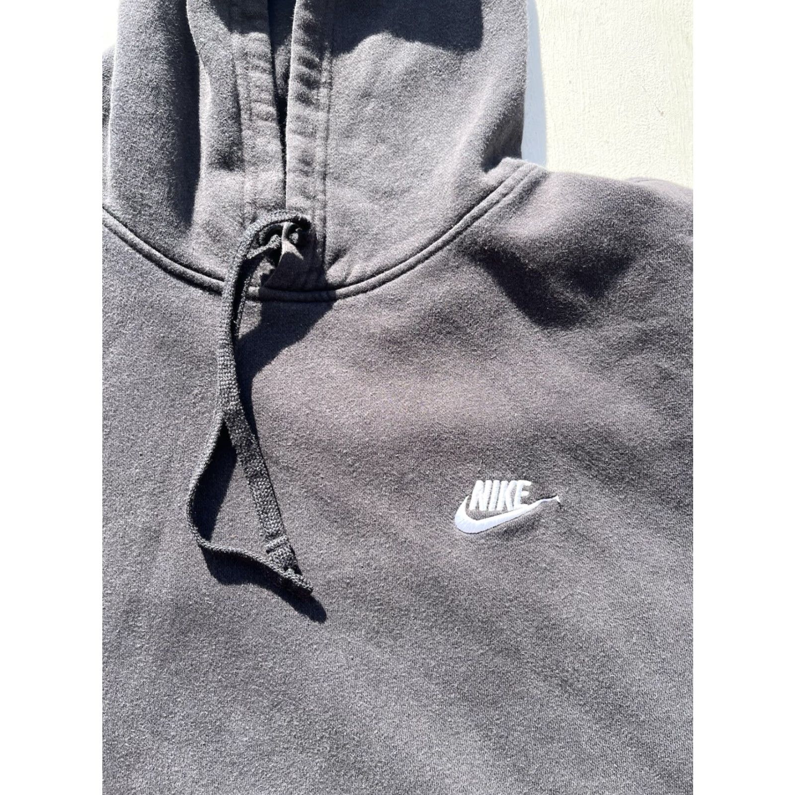 Nike Men's Nike Hoodie Black Swish Logo 2XL Pocket Pullover Cotton Streetwear Active Shirt Size US XXL / EU 58 / 5 - 2 Thumbnail