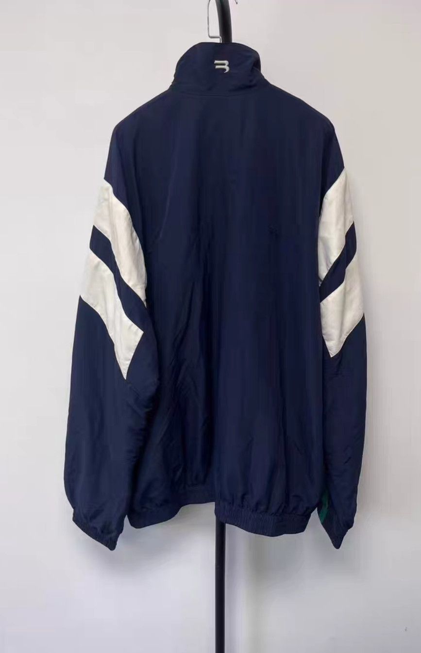 Balenciaga Balenciaga Sportyb Embroidered Color-Block Blue and Green Size US S / EU 44-46 / 1 - 4 Thumbnail