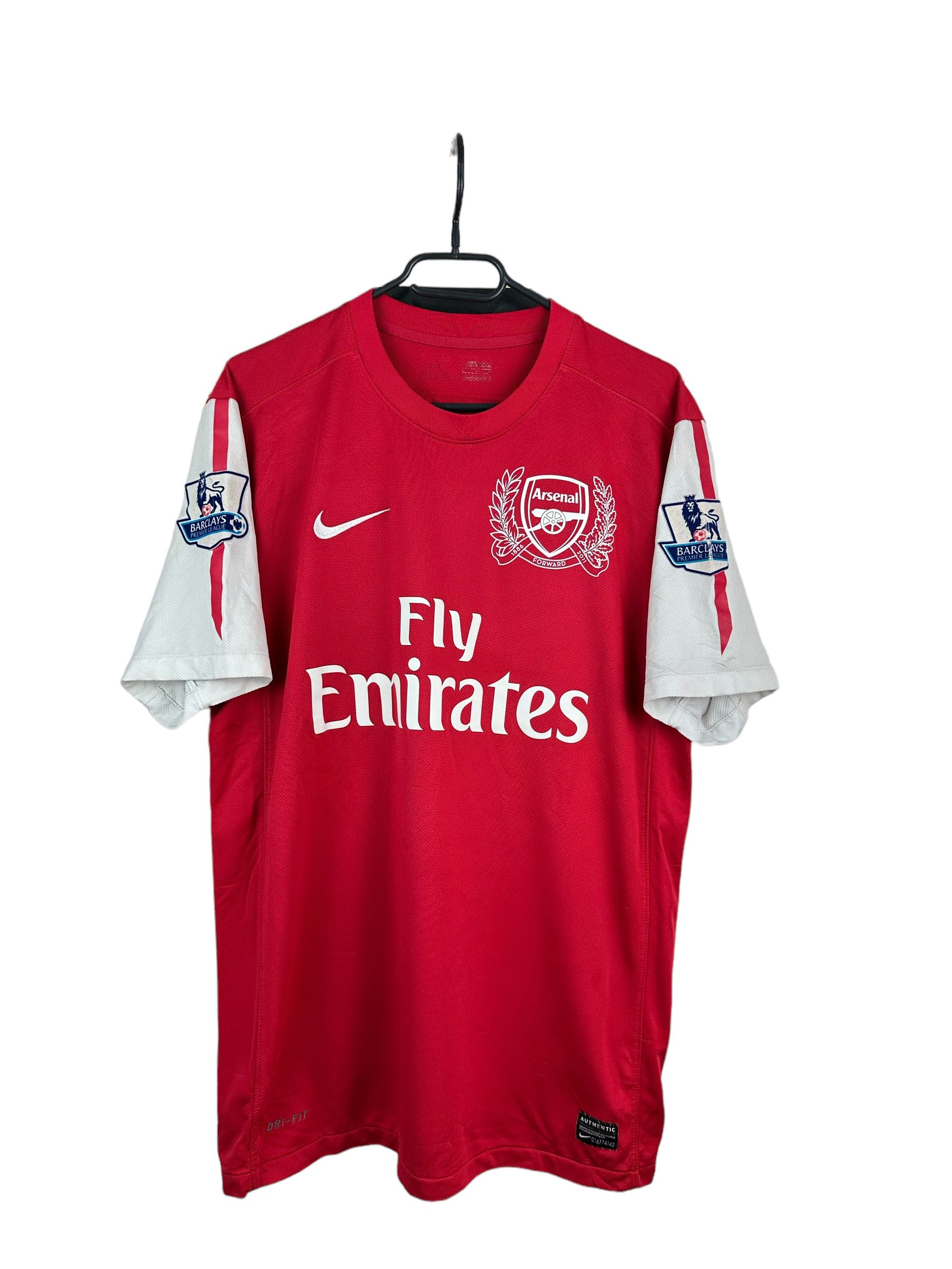 Nike Arsenal football shirt 2011 Soccer #10 v. Persie Jersey Nike Size US L / EU 52-54 / 3 - 3 Thumbnail