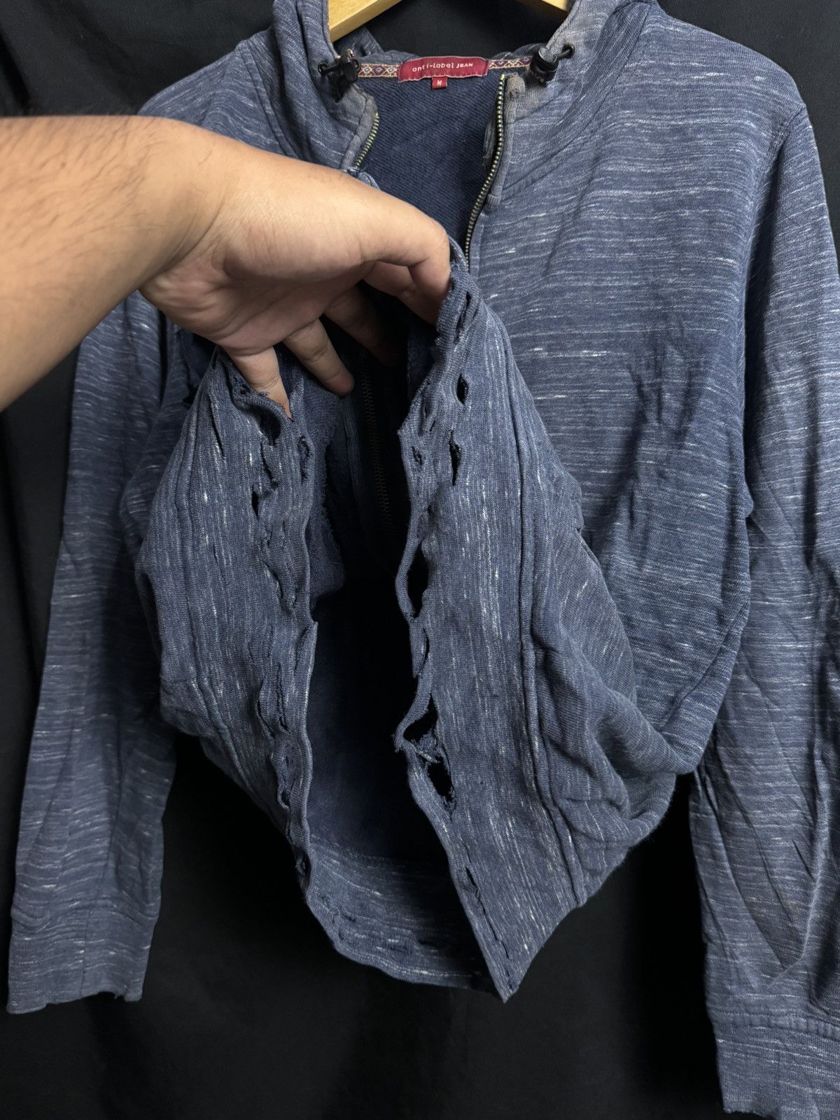 If Six Was Nine × Japanese Brand × Le Grande Bleu (L.G.B.) Distressed Hoodie Faded ALR Ifsixwasnine lgb Size US M / EU 48-50 / 2 - 5 Thumbnail