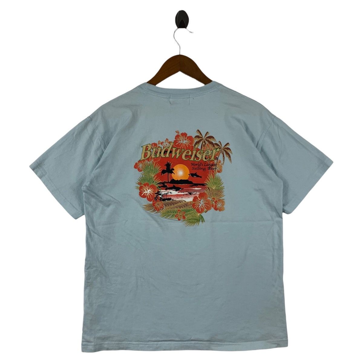 Budweiser Vintage BUDWEISER big print back hit tee Size US L / EU 52-54 / 3 - 1 Thumbnail