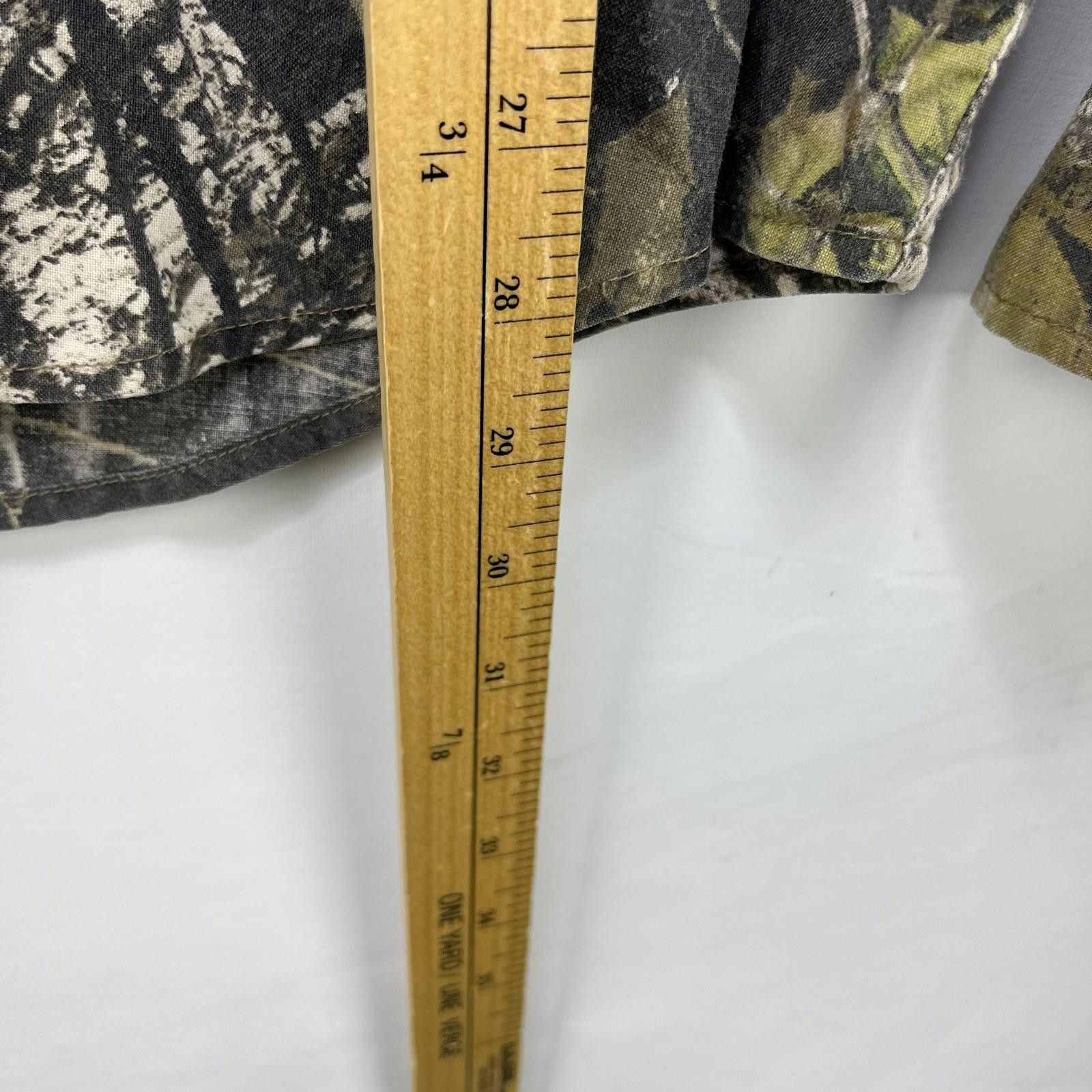 Realtree Vintage Real Tree Camo Button Up Long Sleeve Shirt Medium Size ONE SIZE - 6 Thumbnail
