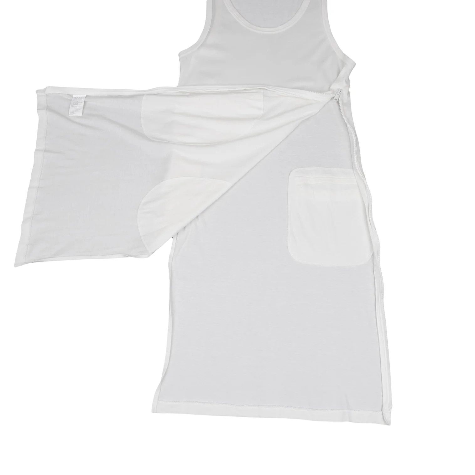 Yohji Yamamoto Yohji Yamamoto Cotton Long Tank Top Off 3 Size US S / EU 44-46 / 1 - 7 Thumbnail