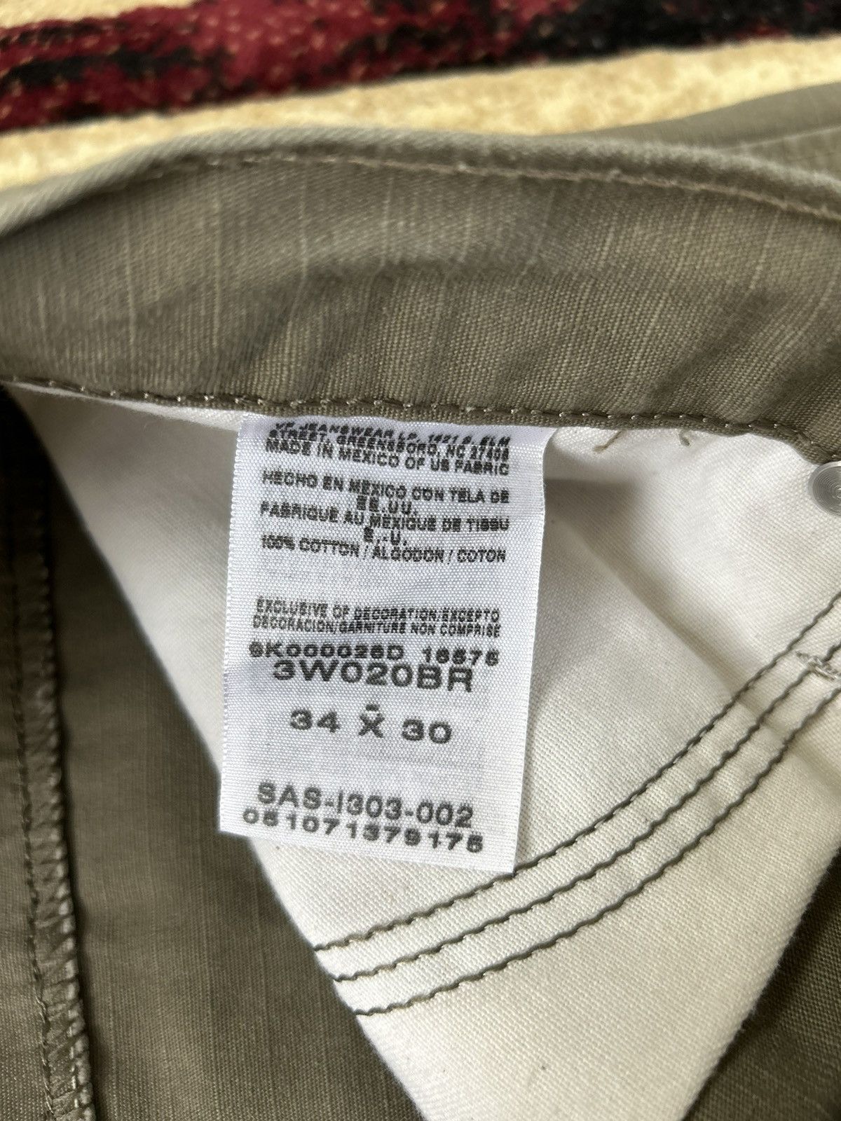 Japanese Brand × Vintage × Wrangler Vintage Wrangler Riggs Workwear Olive Carpenter Pants Size US 34 / EU 50 - 12 Thumbnail