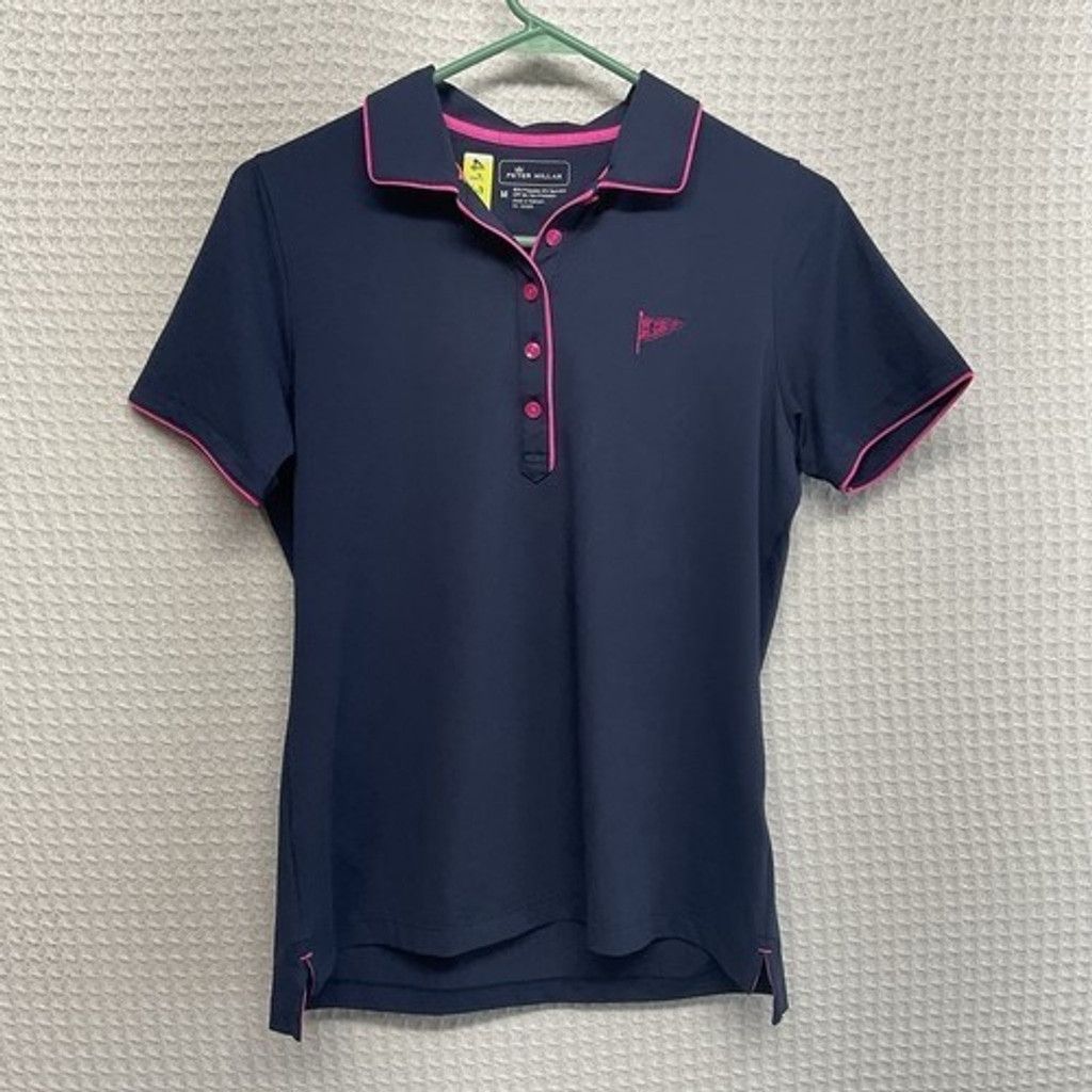 Peter Millar NWOT Peter Millar UPF 50+ Short Slvb Golf Polo Shirt Women M Size M / US 6-8 / IT 42-44 - 1 Thumbnail