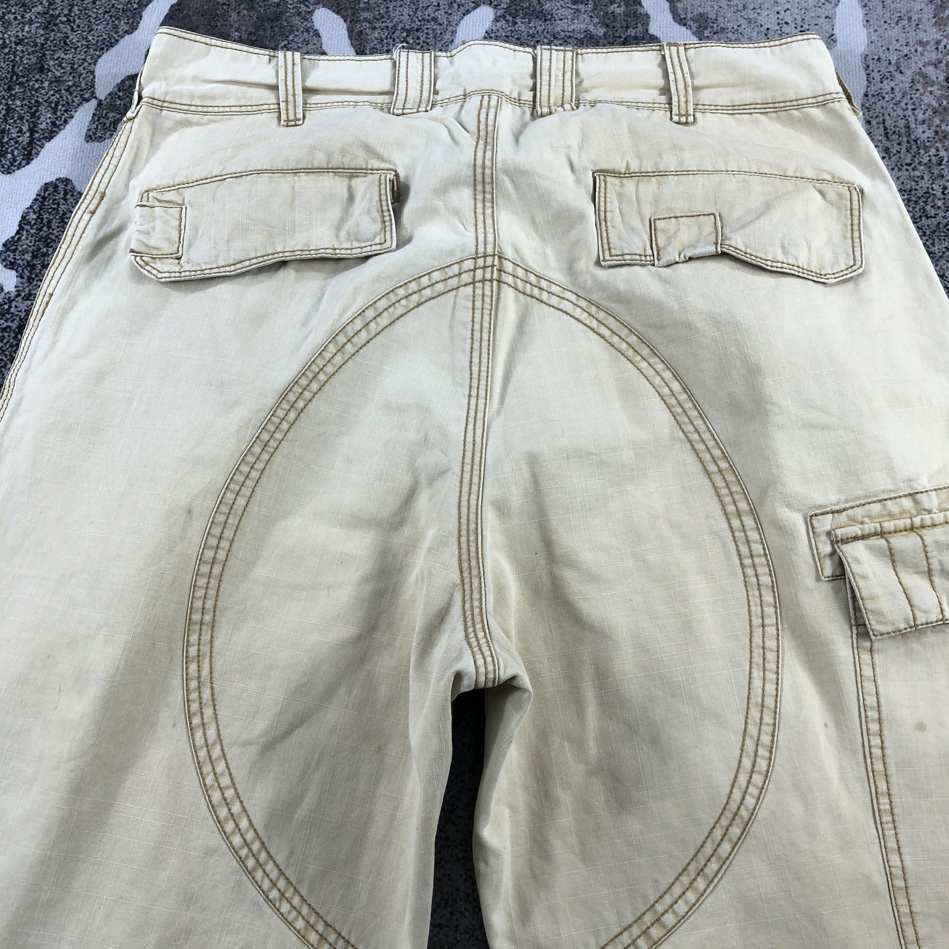 Japanese Brand Stra Raggio Cargo Pants Multipocket Tactical Trousers Size US 34 / EU 50 - 4 Thumbnail
