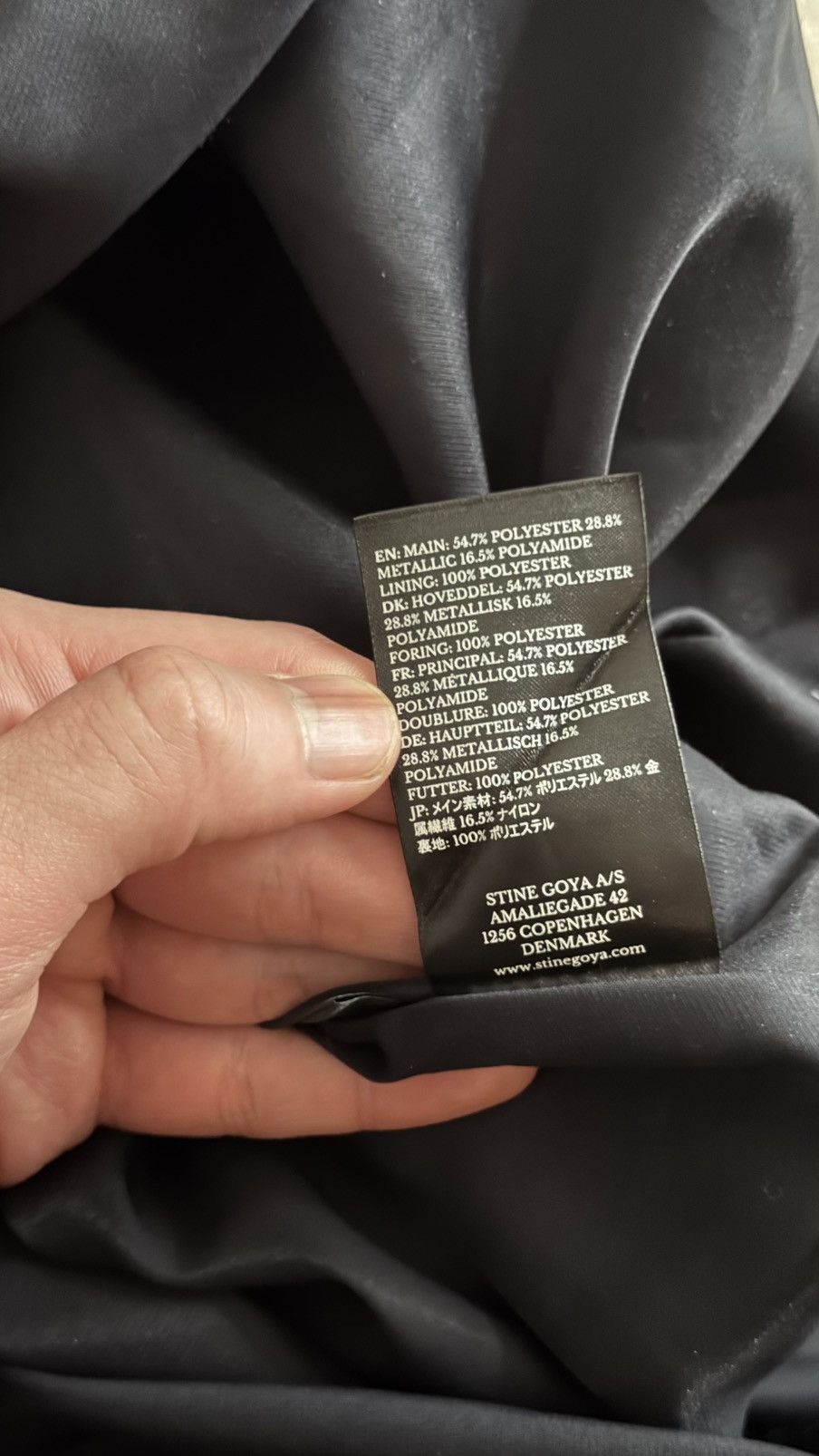 Stine Goya Black Organdy Skirt with Floral Embroidery Size 28" / US 6 / IT 42 - 5 Thumbnail
