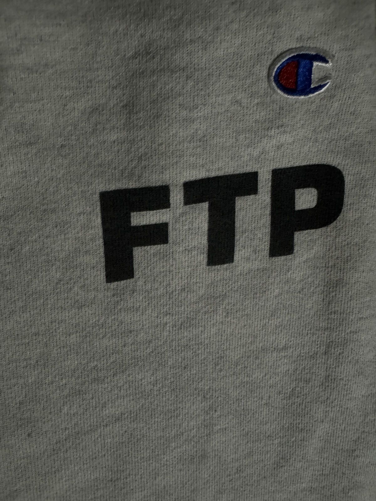 Champion × Fuck The Population FTP x Champion Logo Sweatpant (Gray) Size US 32 / EU 48 - 3 Thumbnail