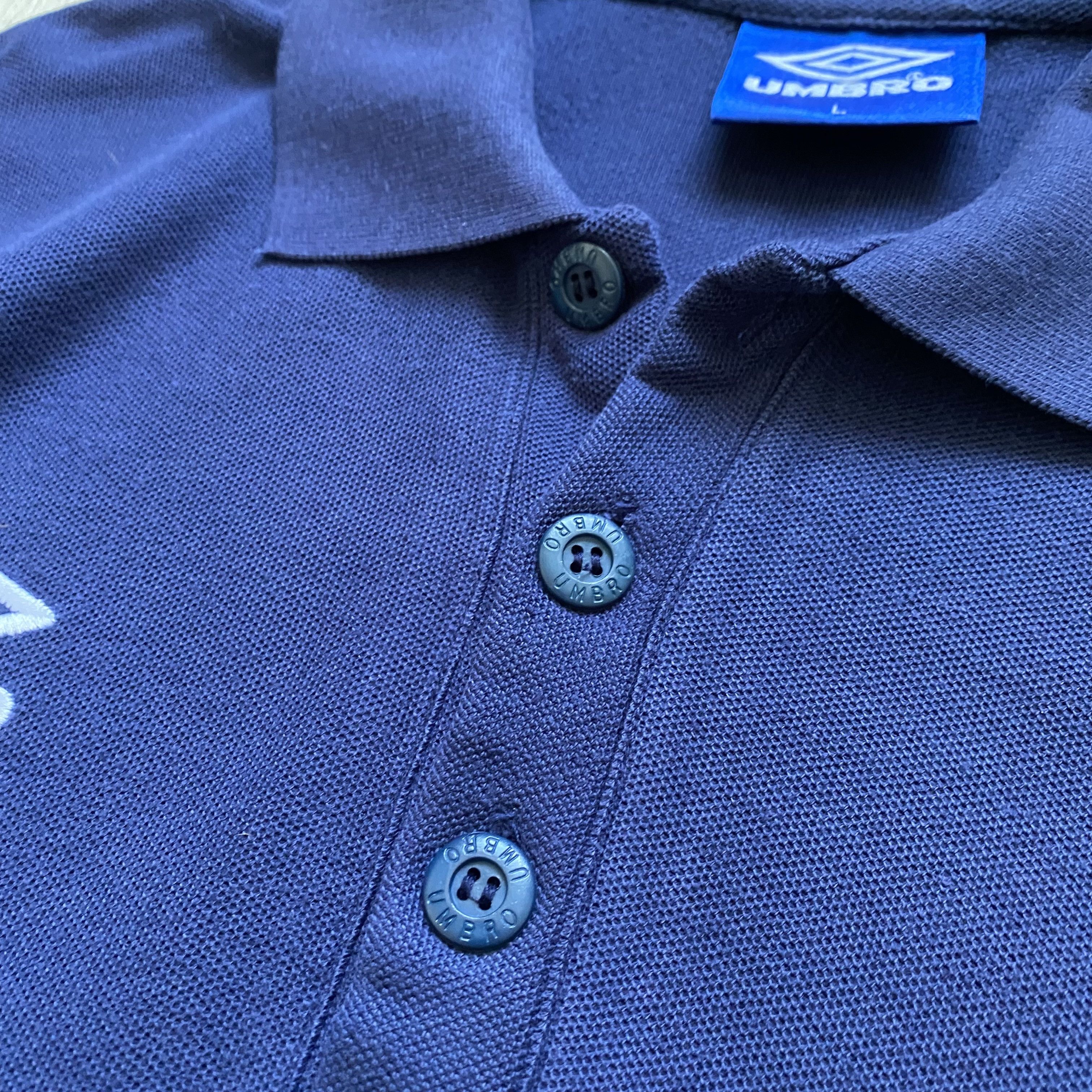 Umbro ⚽️ Vintage 90s Umbro Polo classic tee England Rugby Soccer Size US M / EU 48-50 / 2 - 6 Thumbnail
