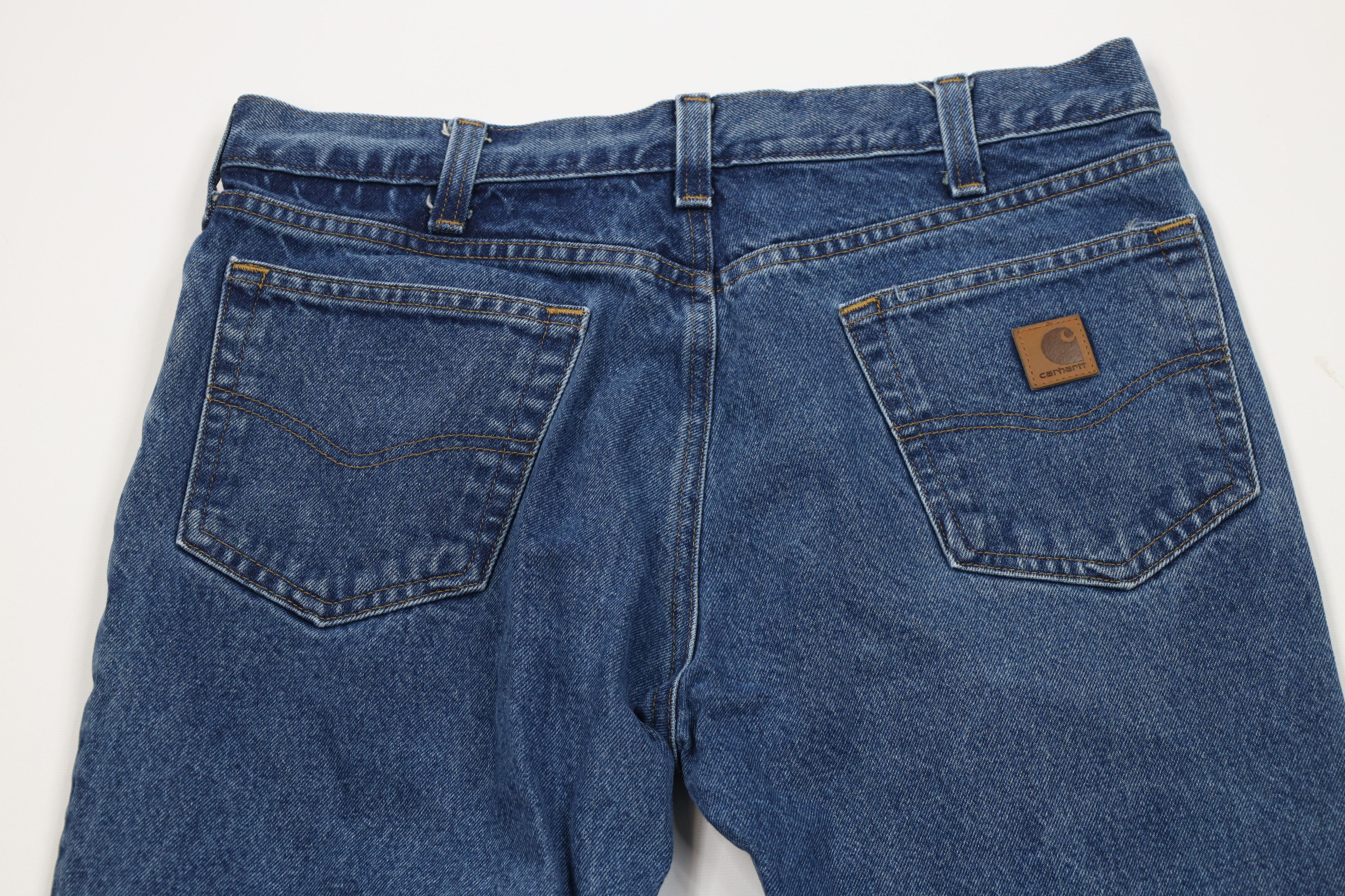 Carhartt Vintage Carhartt Relaxed Fit Straight Leg Denim Jeans Blue Size US 34 / EU 50 - 9 Thumbnail