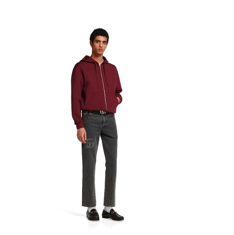 Gucci o1la5ras0626 Slim Fit Denim Pants With Logo in Gray Size US 34 / EU 50 - 6 Thumbnail