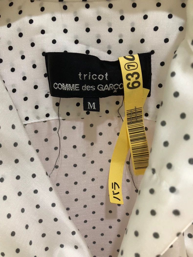 Comme des Garcons Comme Des Garcons White polka dot shirt 2503-Nextarrow Size M / US 6-8 / IT 42-44 - 5 Thumbnail