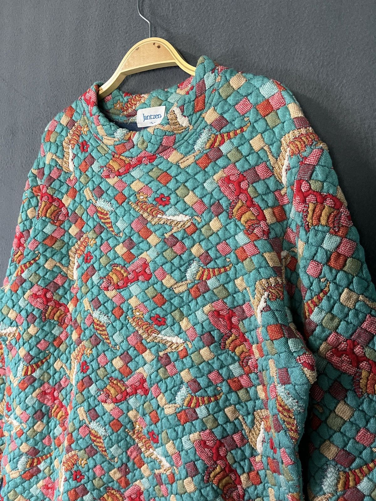 Jantzen × Vintage Vintage Jantzen Knitted Sweater Made in Japan Size L / US 10 / IT 46 - 5 Thumbnail