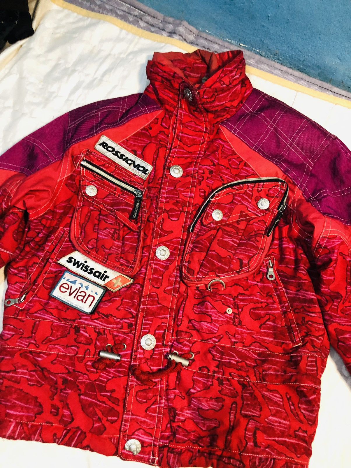 Japanese Brand Rossignol Japan Button And Zippered Jacket (6) Size US XL / EU 56 / 4 - 3 Thumbnail