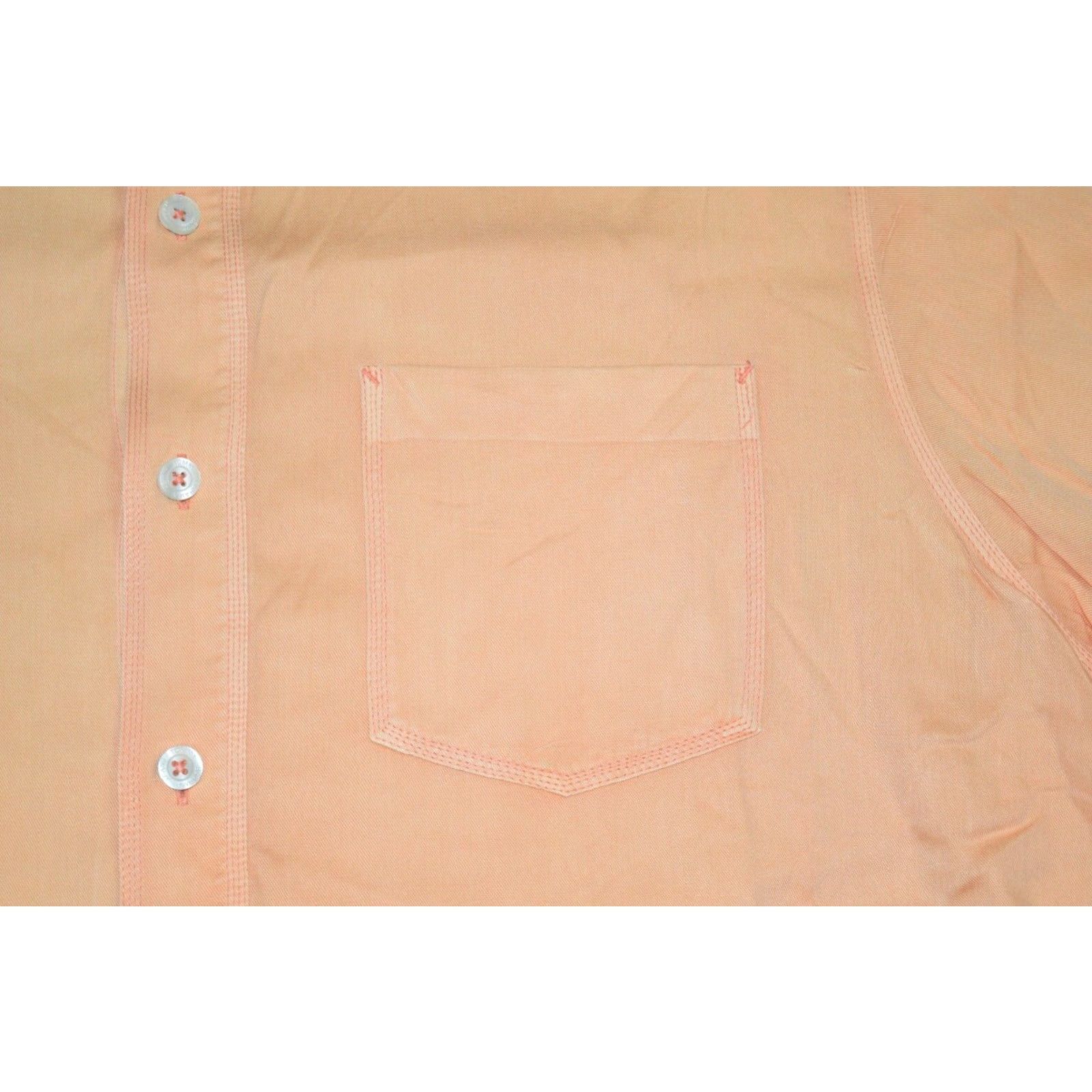 Tommy Bahama Tommy Bahama Men's Button-Up Shirt L/S Orange Casual Tencel Cotton Aloha 2020s Size US L / EU 52-54 / 3 - 2 Thumbnail