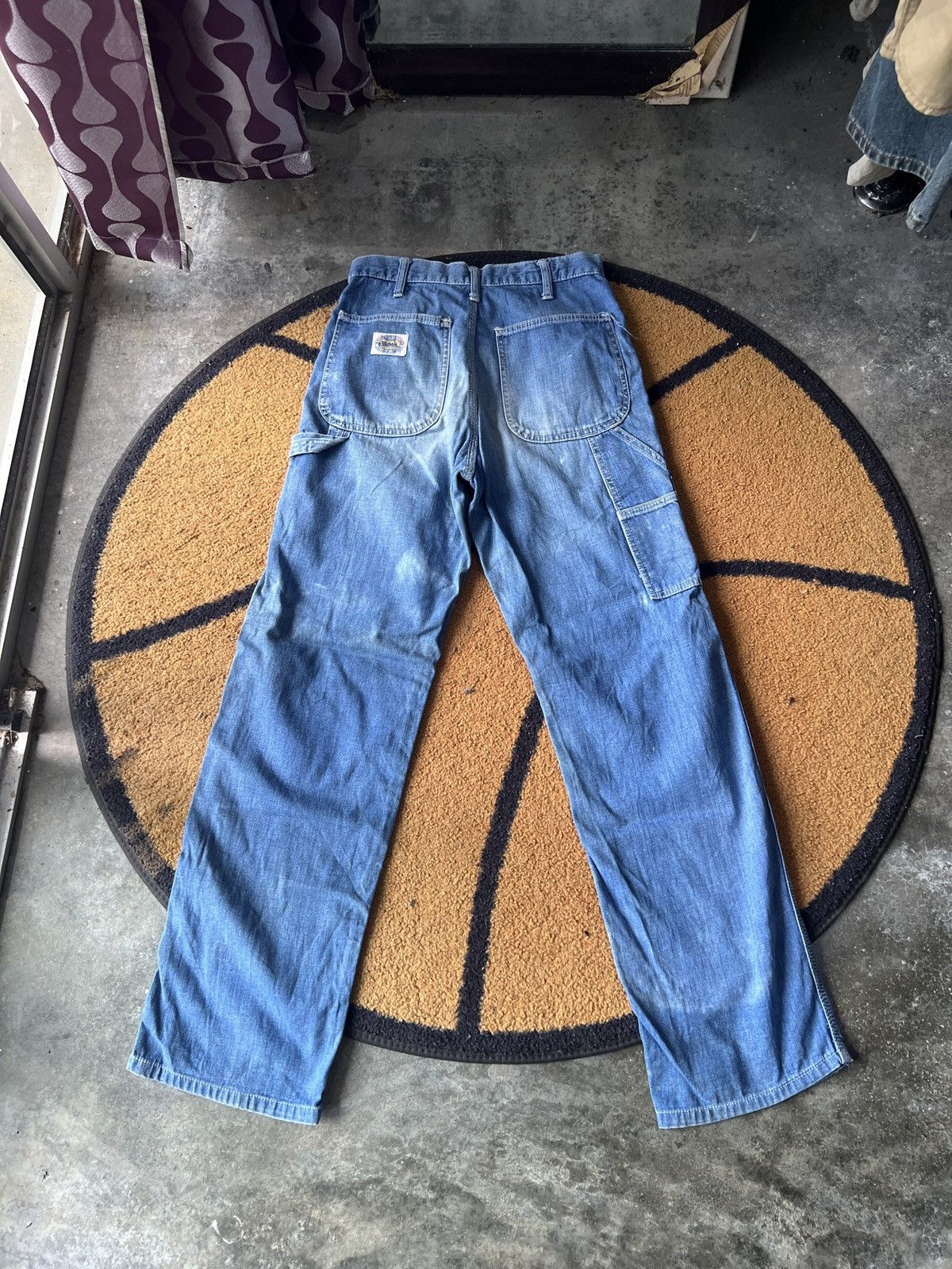 Edwin 🔥Rare Vintage Edwin Carpenter Distressed Denim Size US 26 / EU 42 - 1 Thumbnail